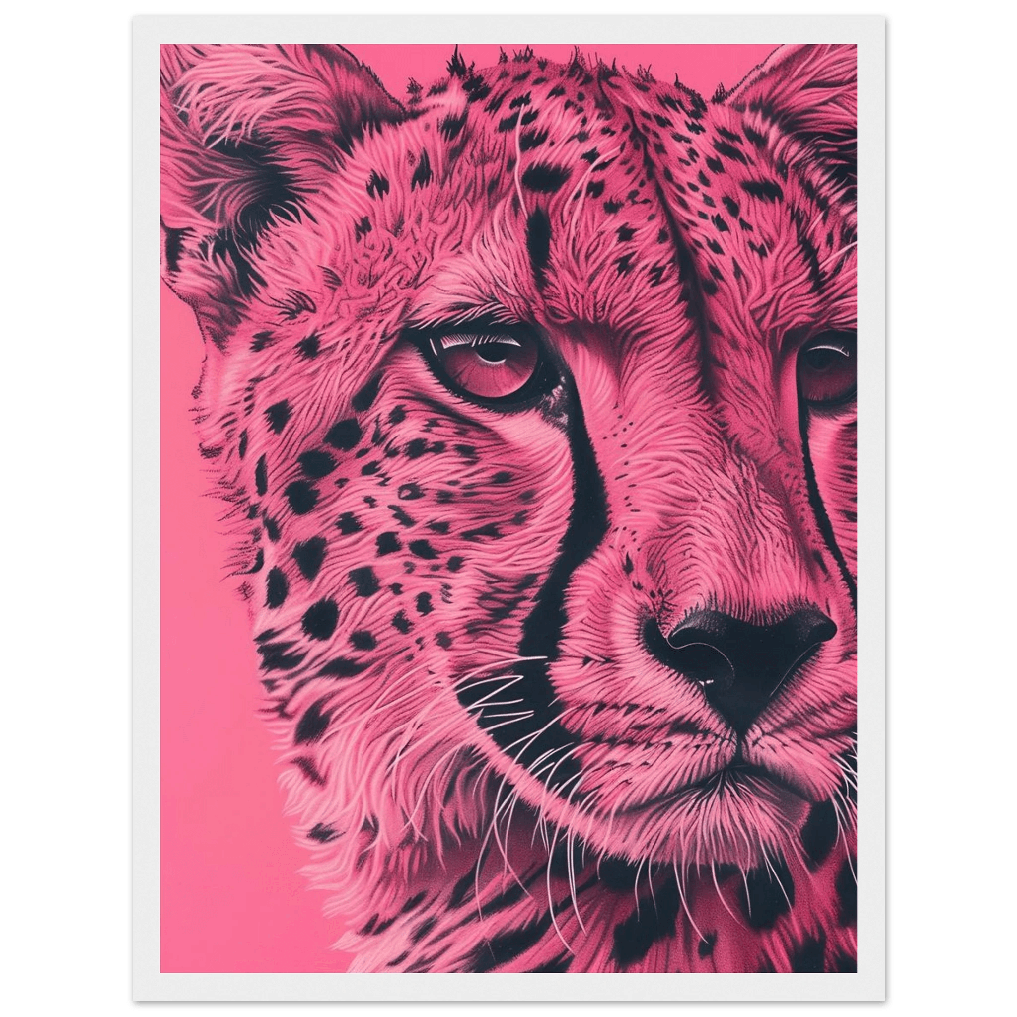 A Pink Cheetah - Poster - Arthena