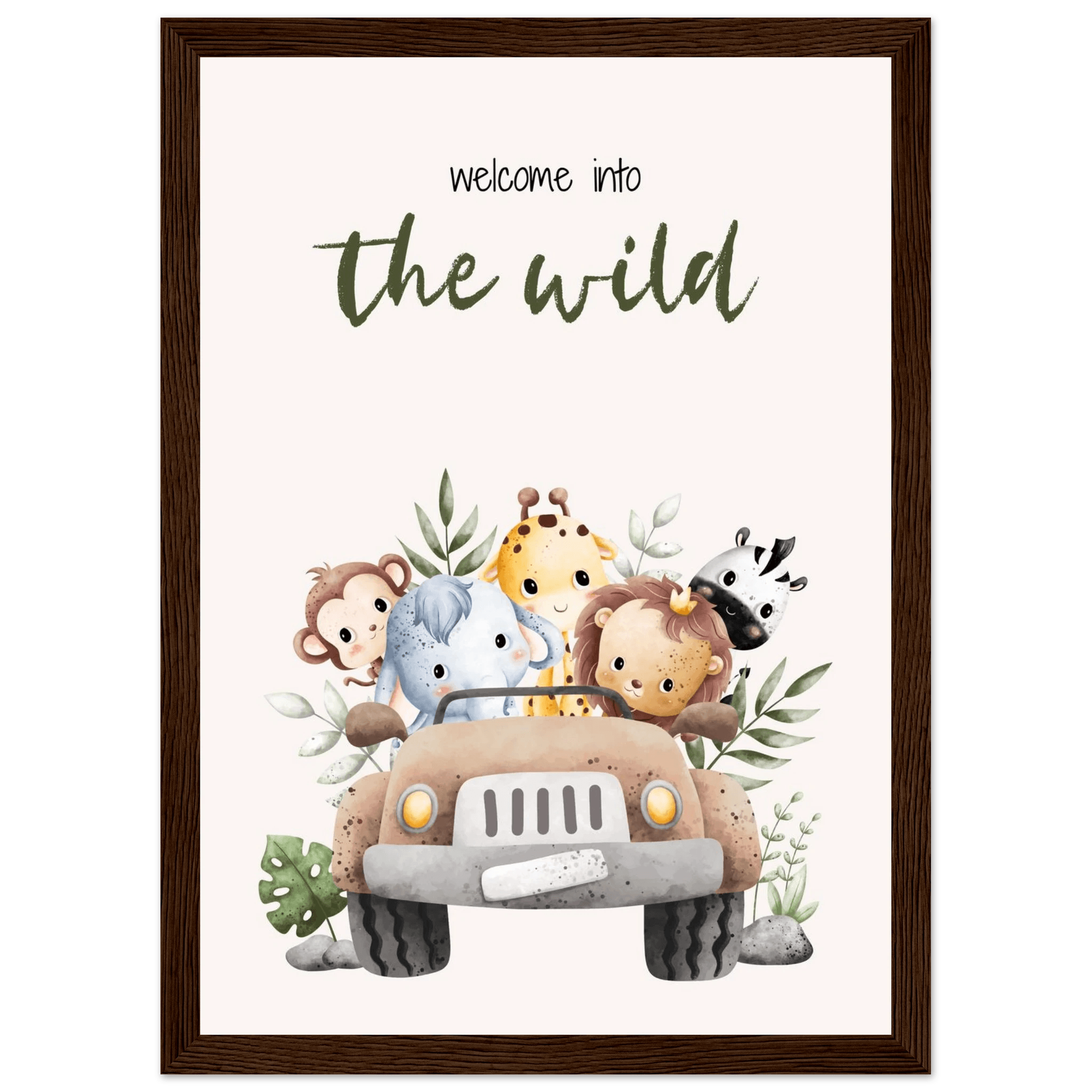 Welcome into the wild - Poster - Arthena