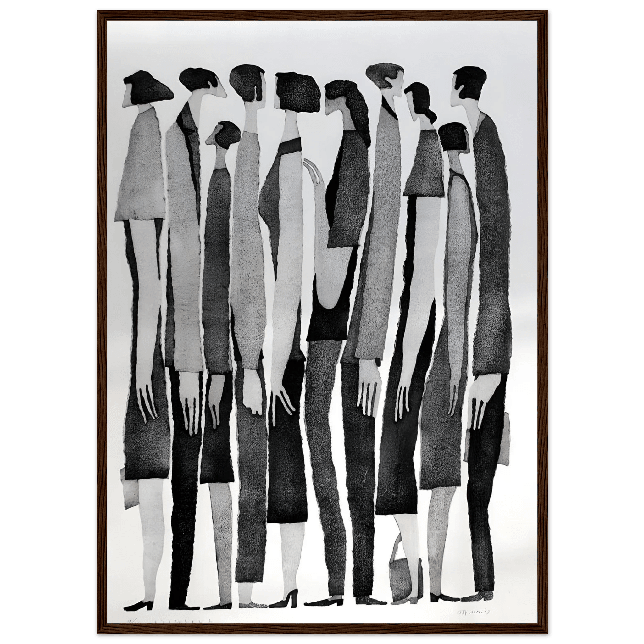 Silent Crowd - Poster - Arthena