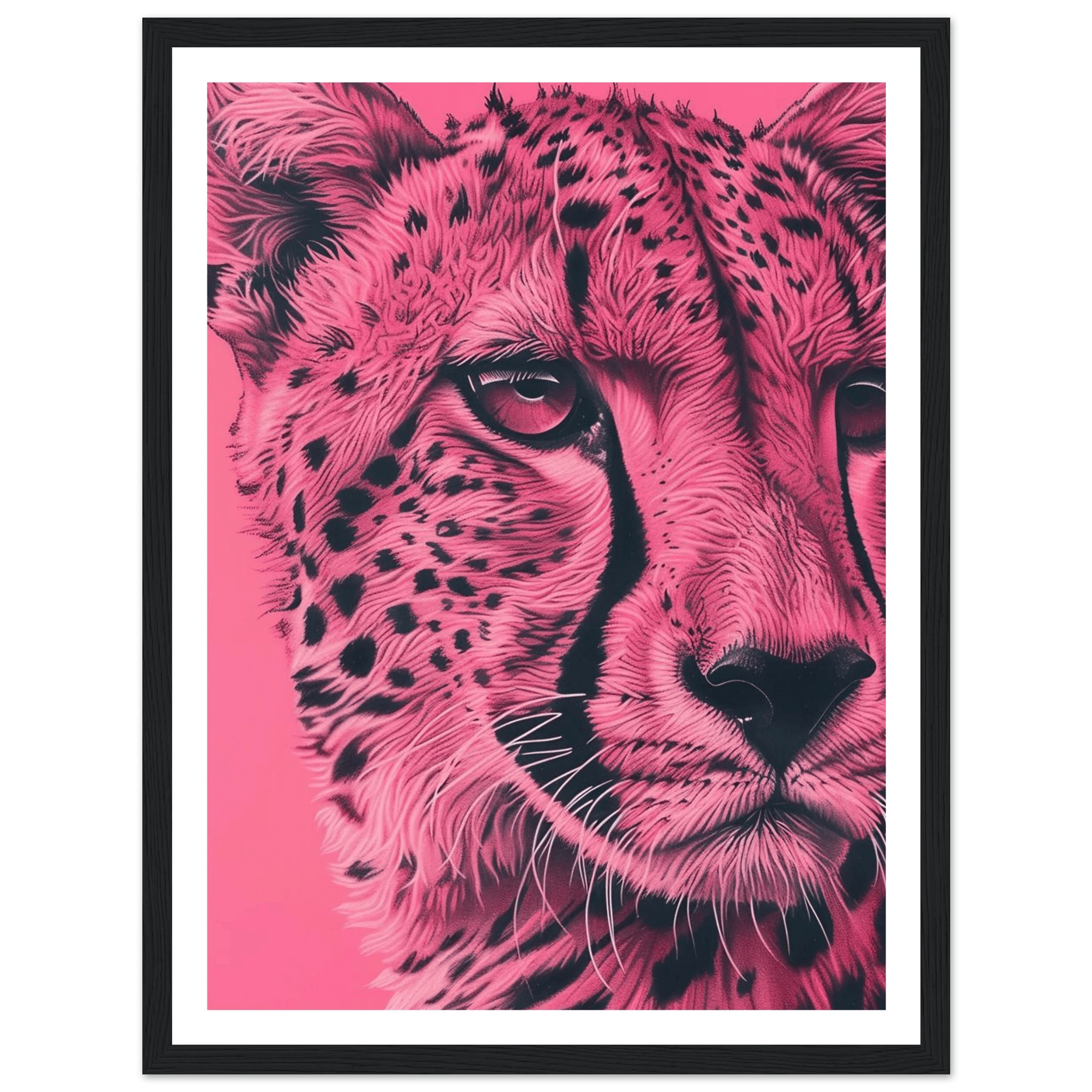 A Pink Cheetah - Poster - Arthena