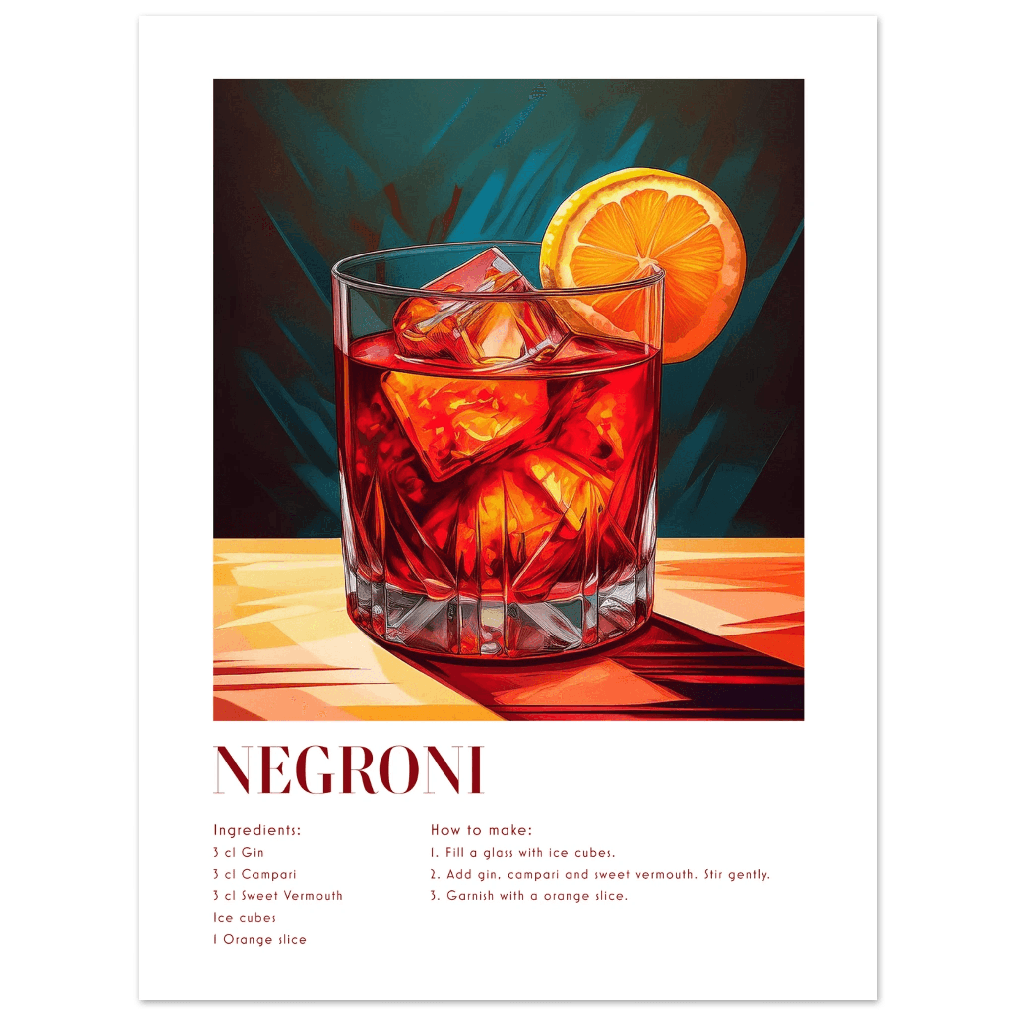 Negroni - Poster - Arthena