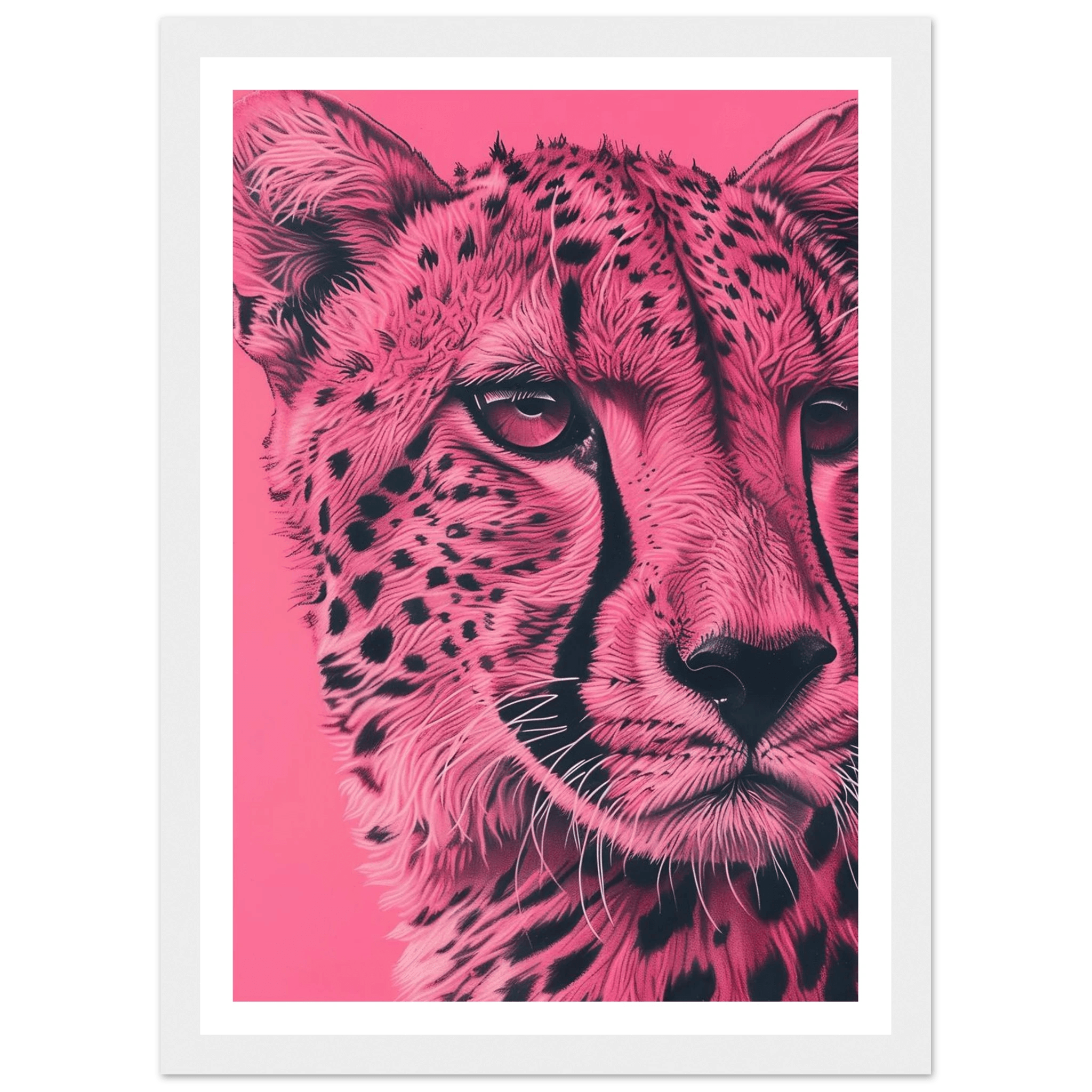 A Pink Cheetah - Poster - Arthena