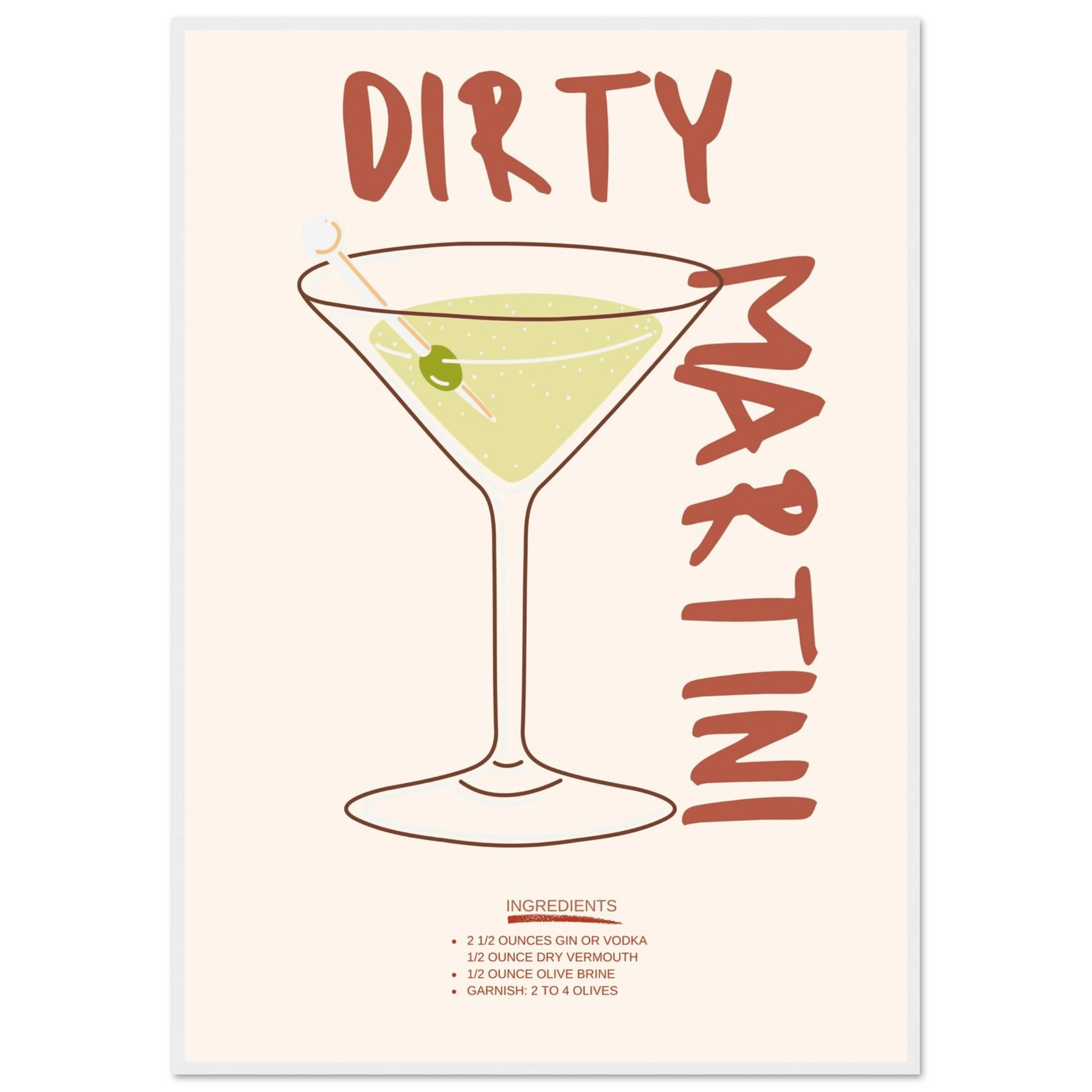 Dirty Martini - Poster - Arthena