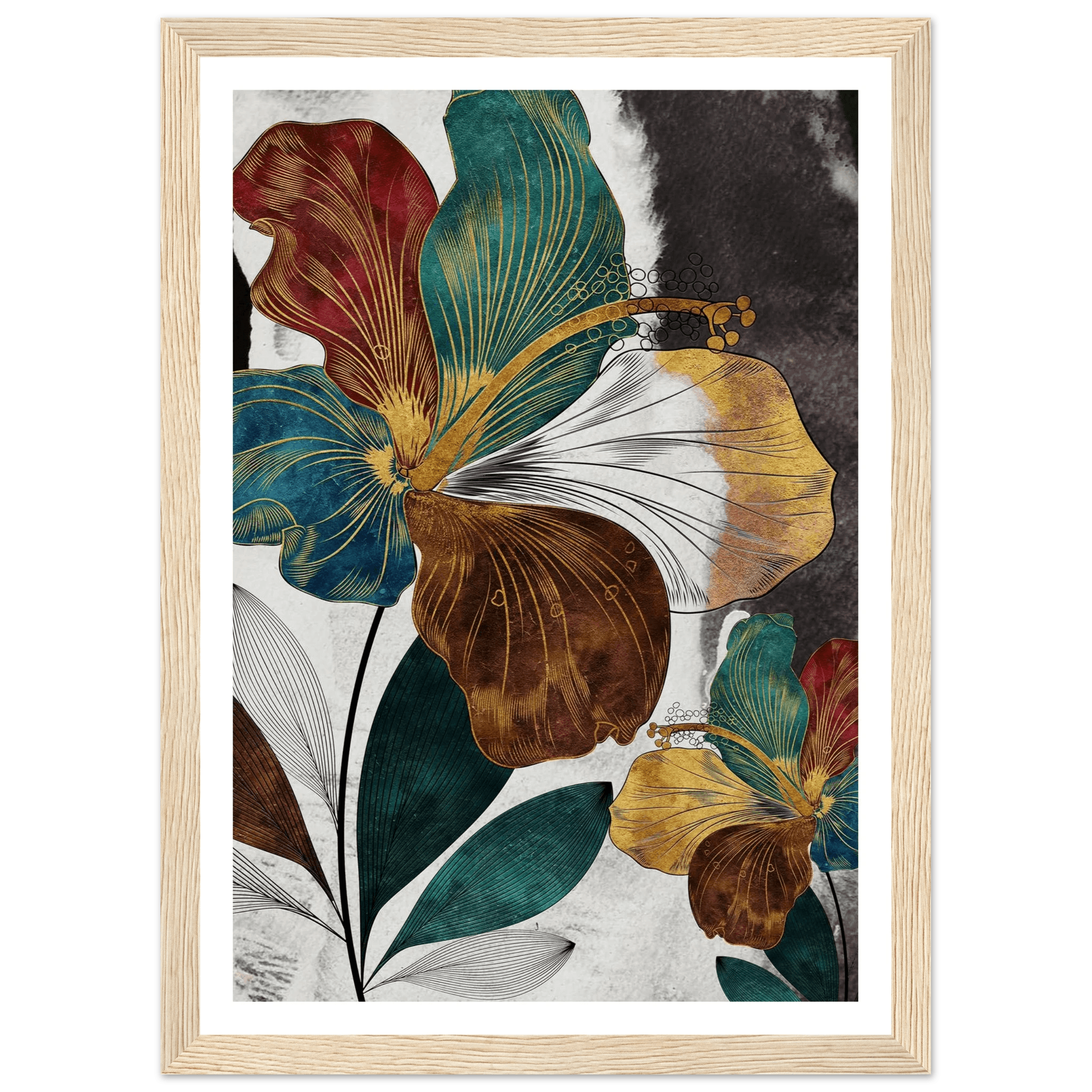 Golden Bloom Symphony - Poster - Arthena