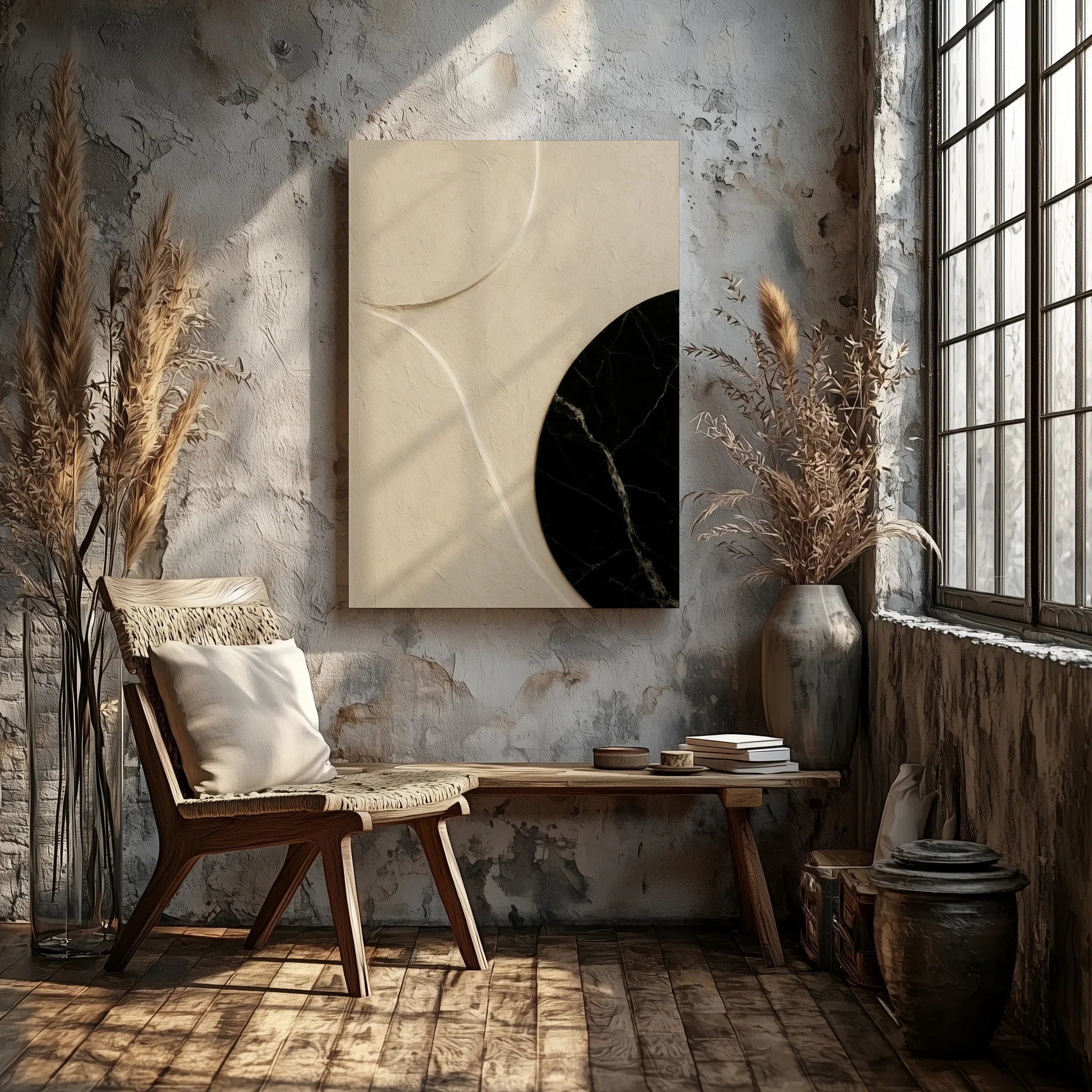 Sculpted Harmony - Canvas