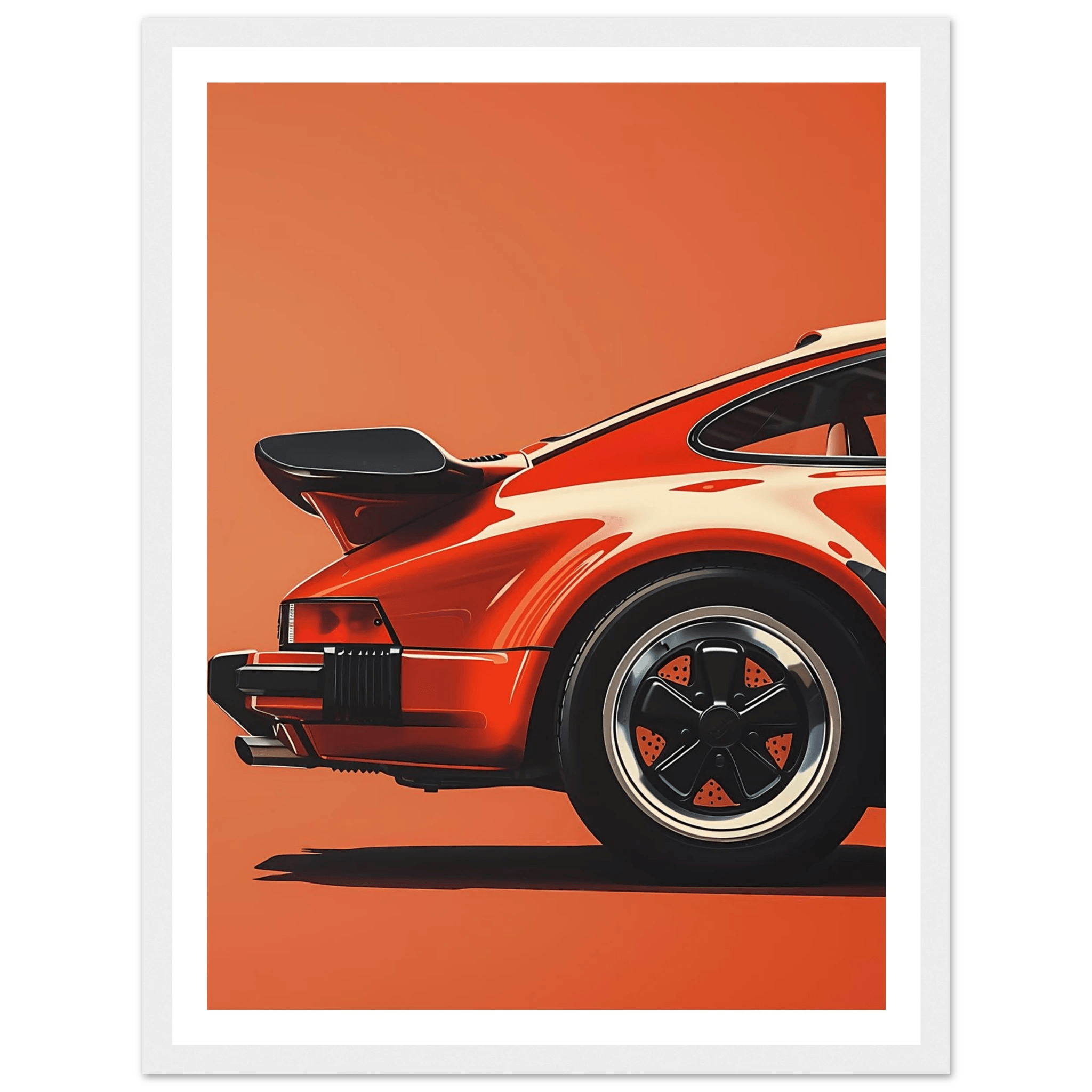 Retro Car - Poster - Arthena