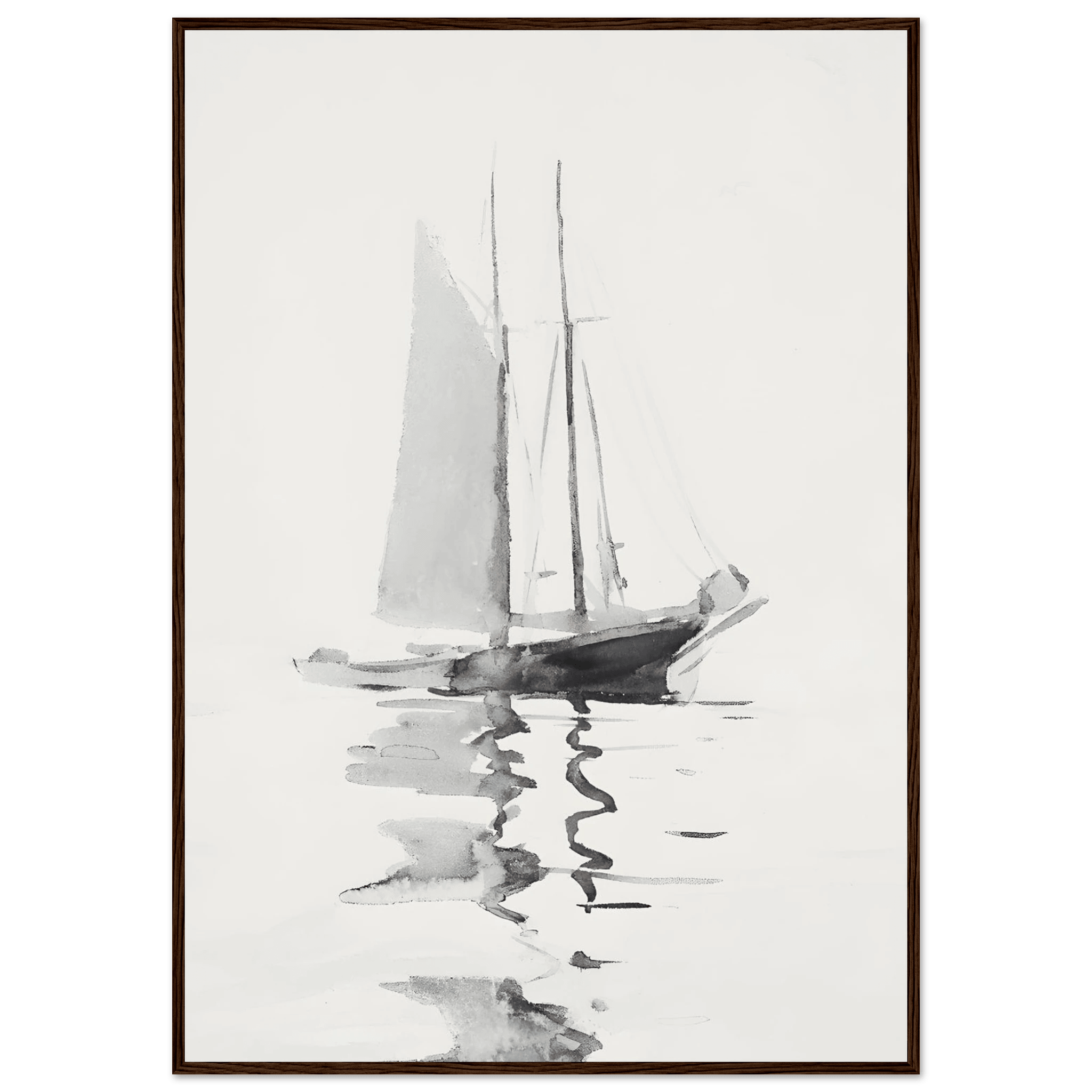Abstract boat - Poster - Arthena