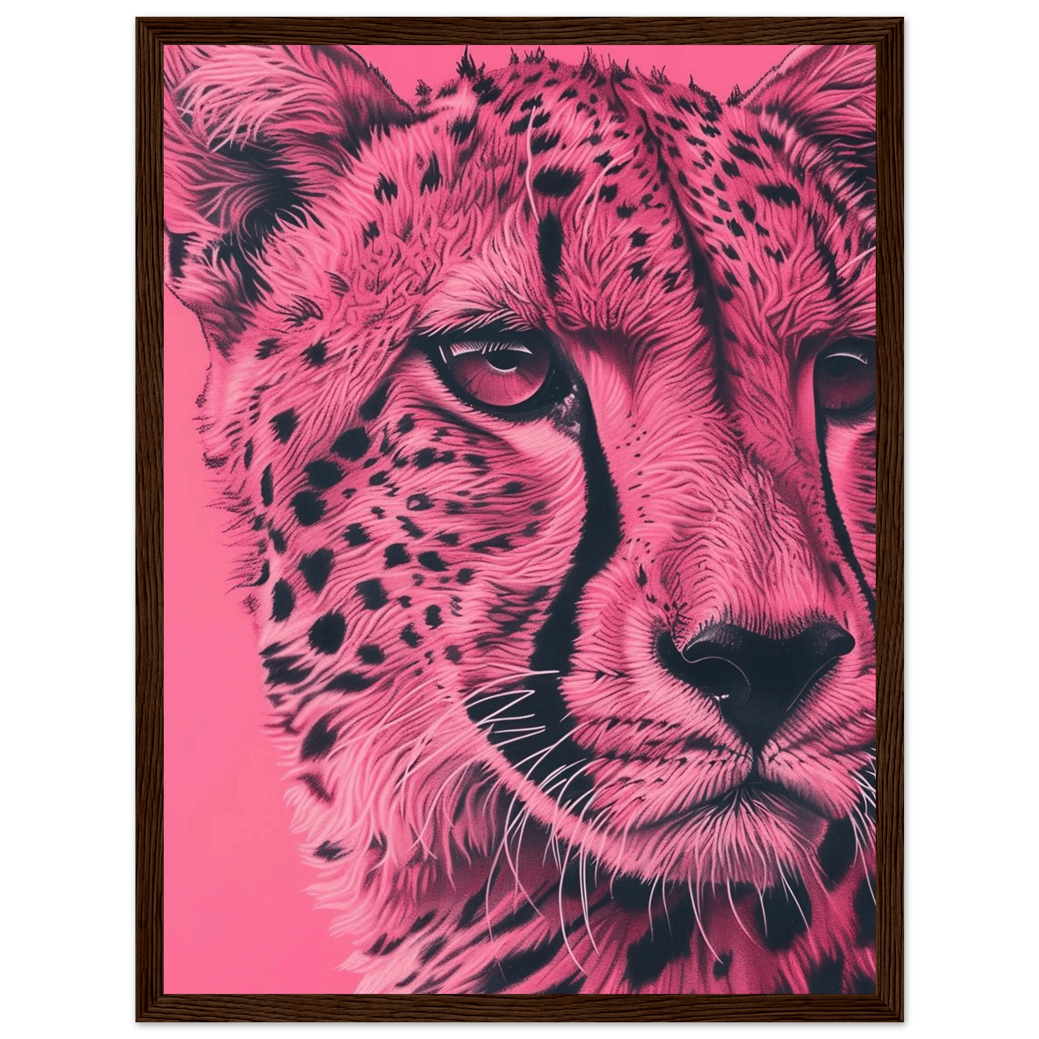 A Pink Cheetah - Poster - Arthena