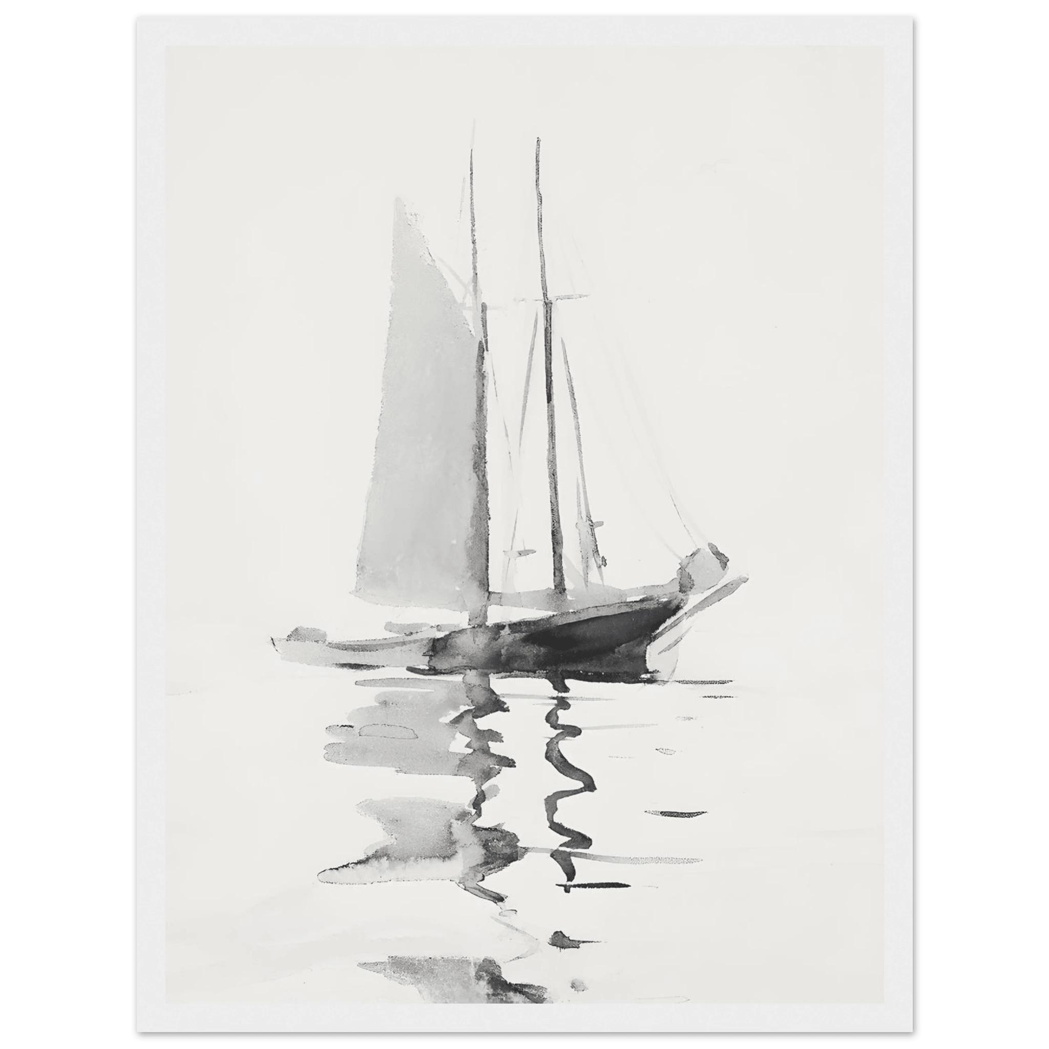 Abstract boat - Poster - Arthena