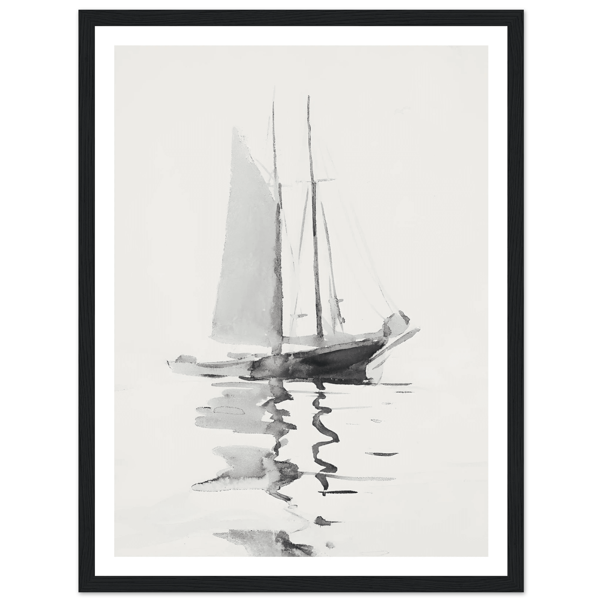 Abstract boat - Poster - Arthena