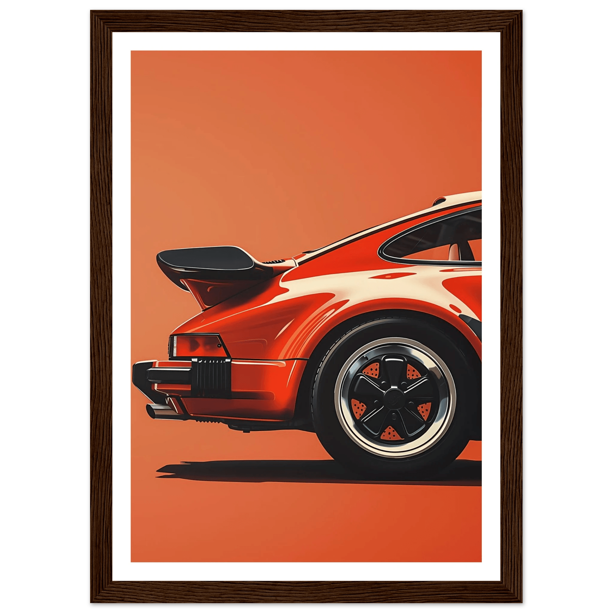 Retro Car - Poster - Arthena
