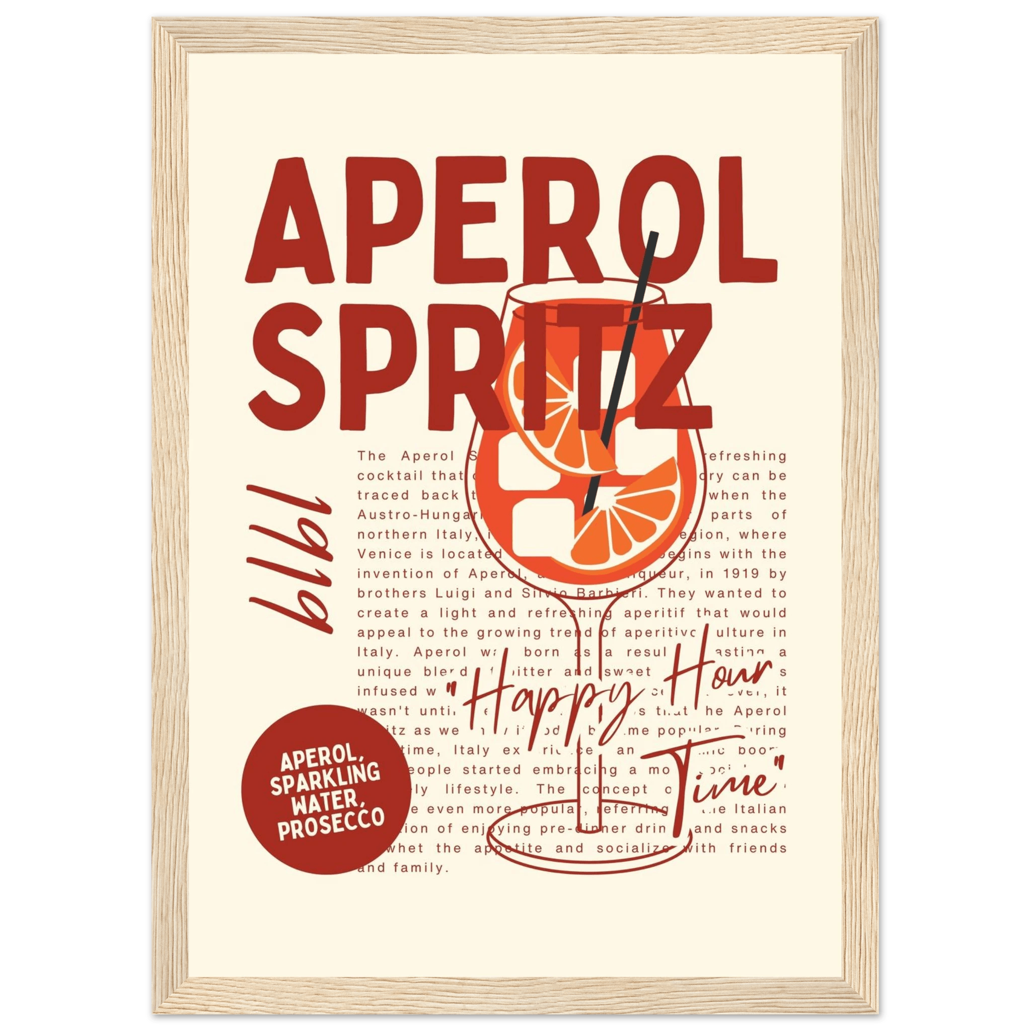 Aperol Spritz 1919 - Poster - Arthena