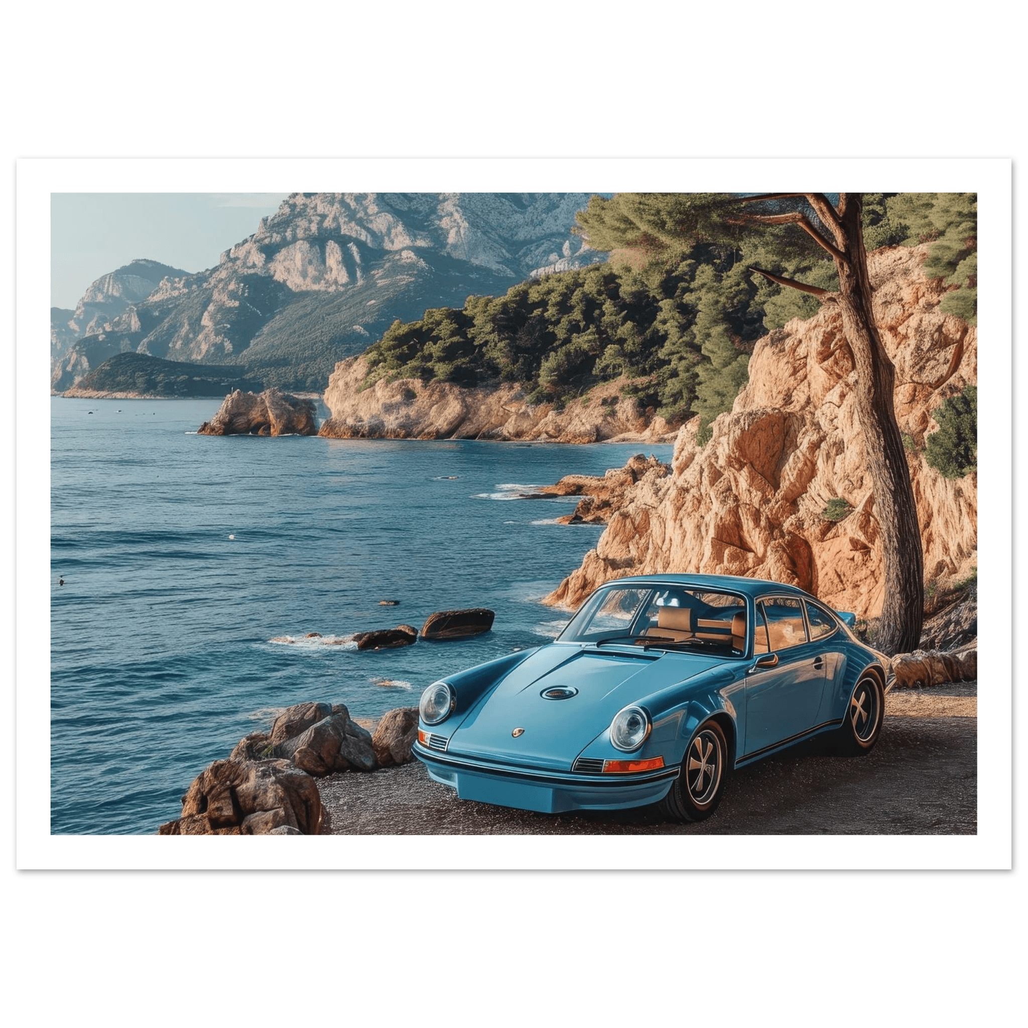 Car Tour of the Amalfi Coast - Poster - Arthena