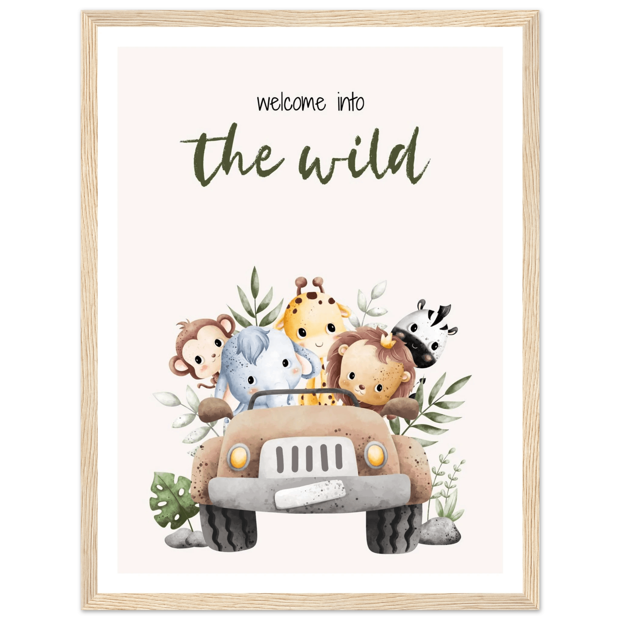 Welcome into the wild - Poster - Arthena
