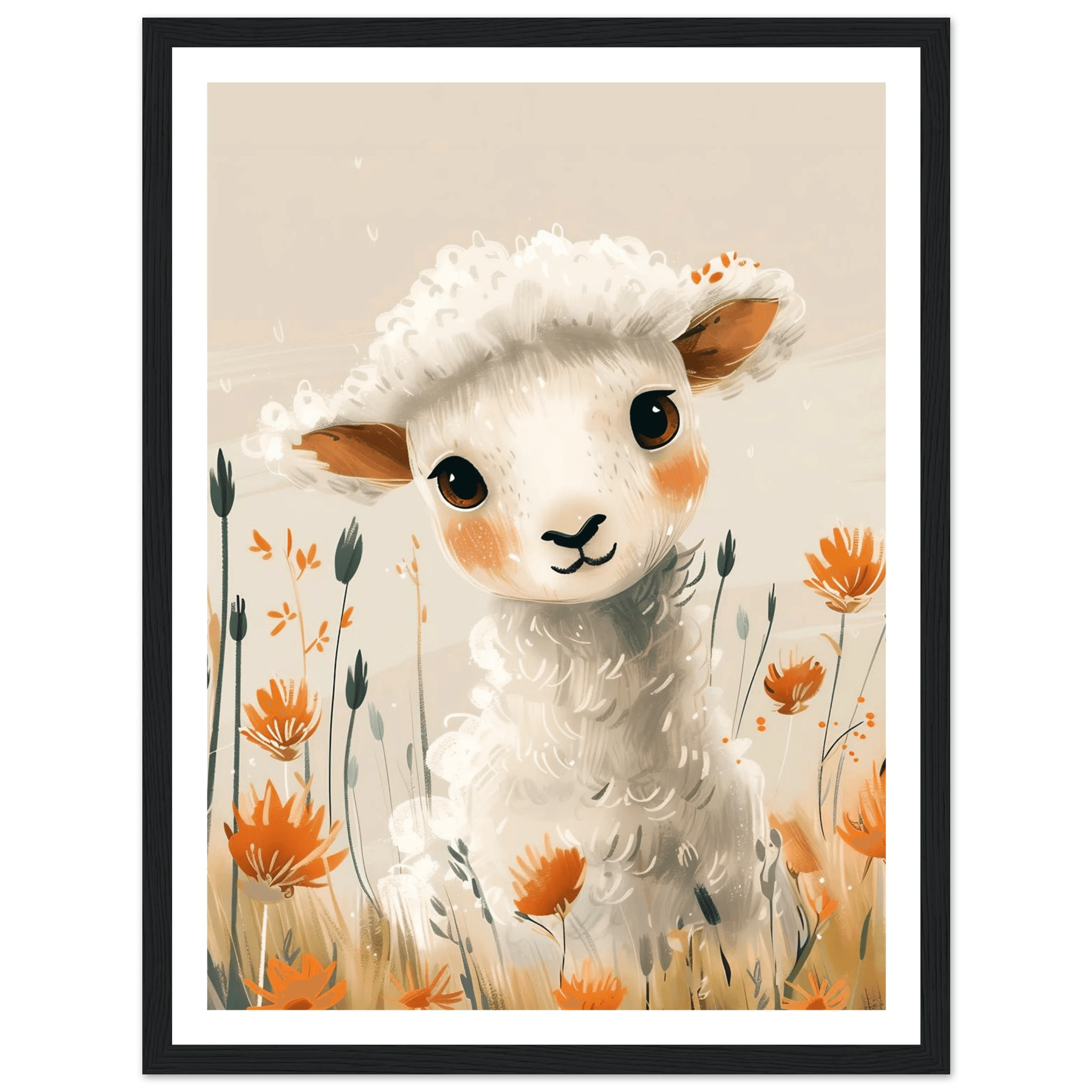 Baby Lamb - Poster - Arthena