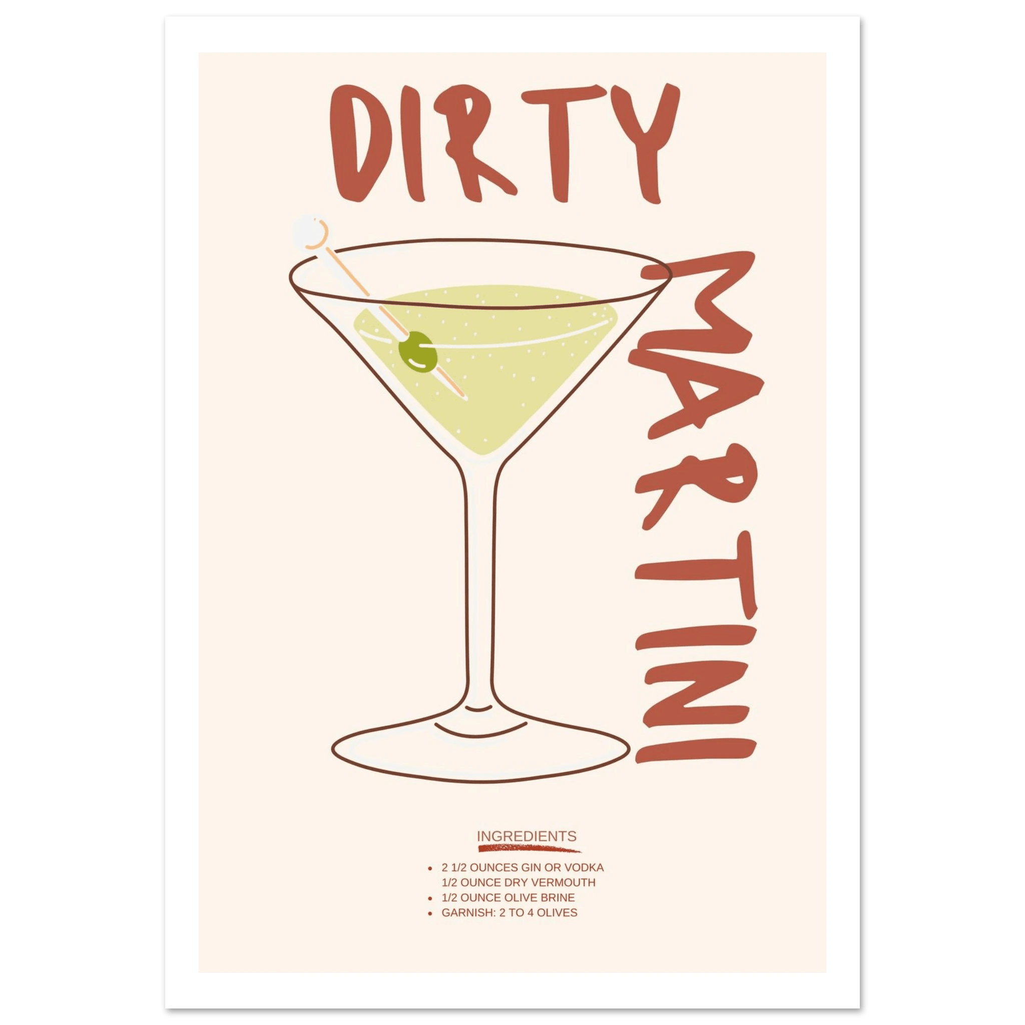 Dirty Martini - Poster - Arthena