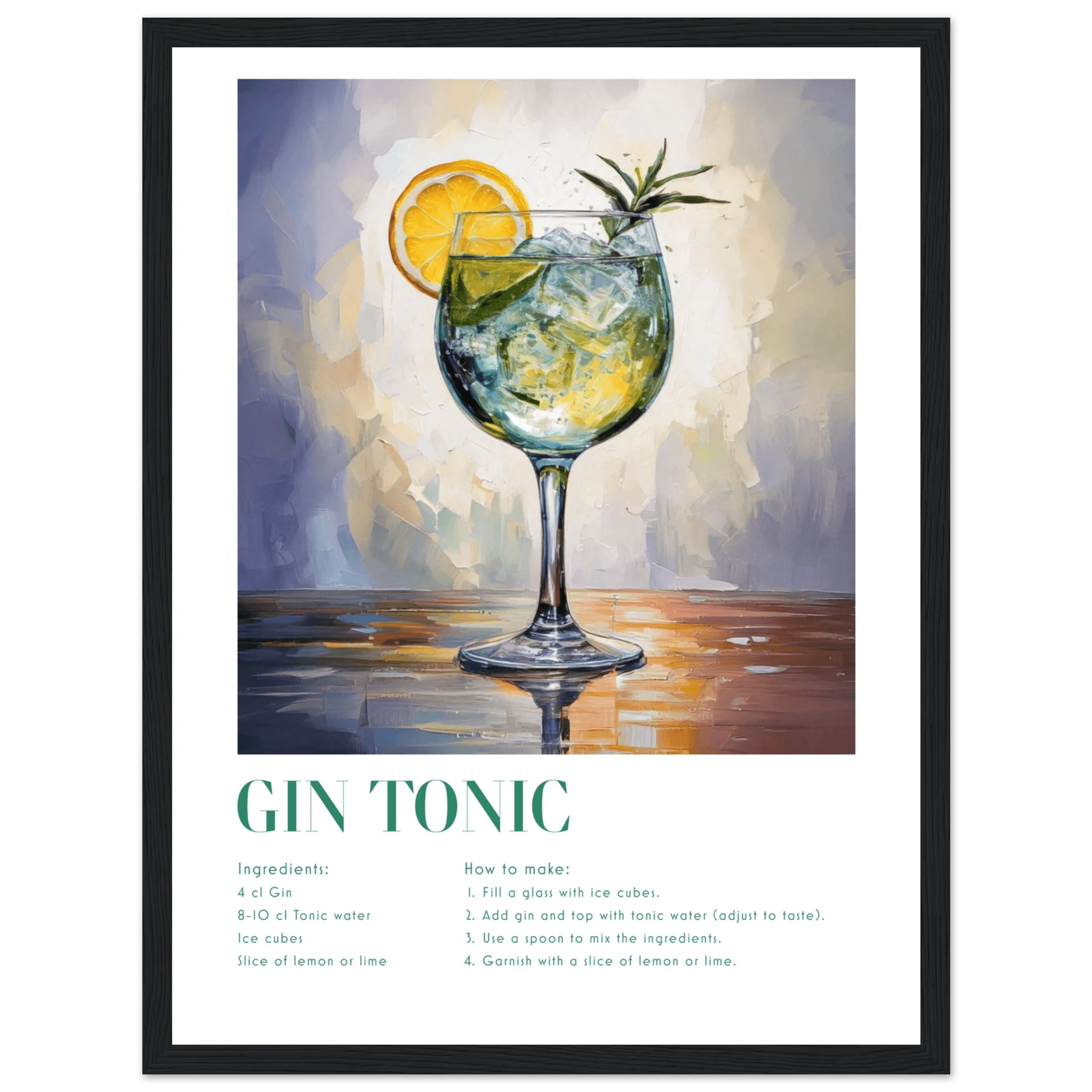 Gin Tonic - Poster - Arthena