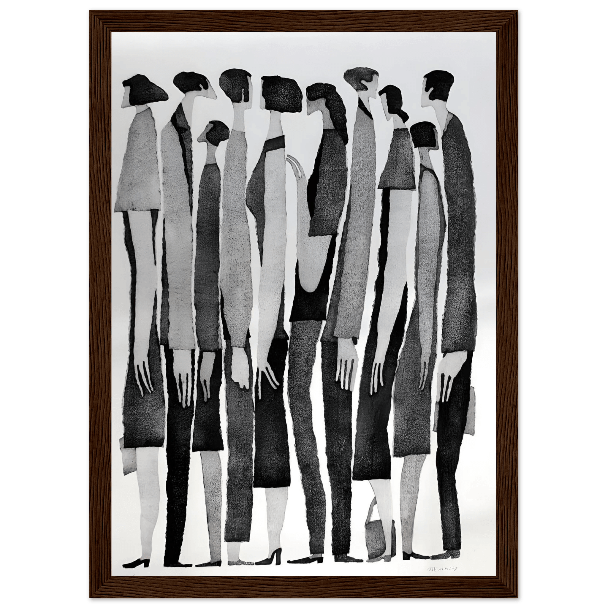 Silent Crowd - Poster - Arthena