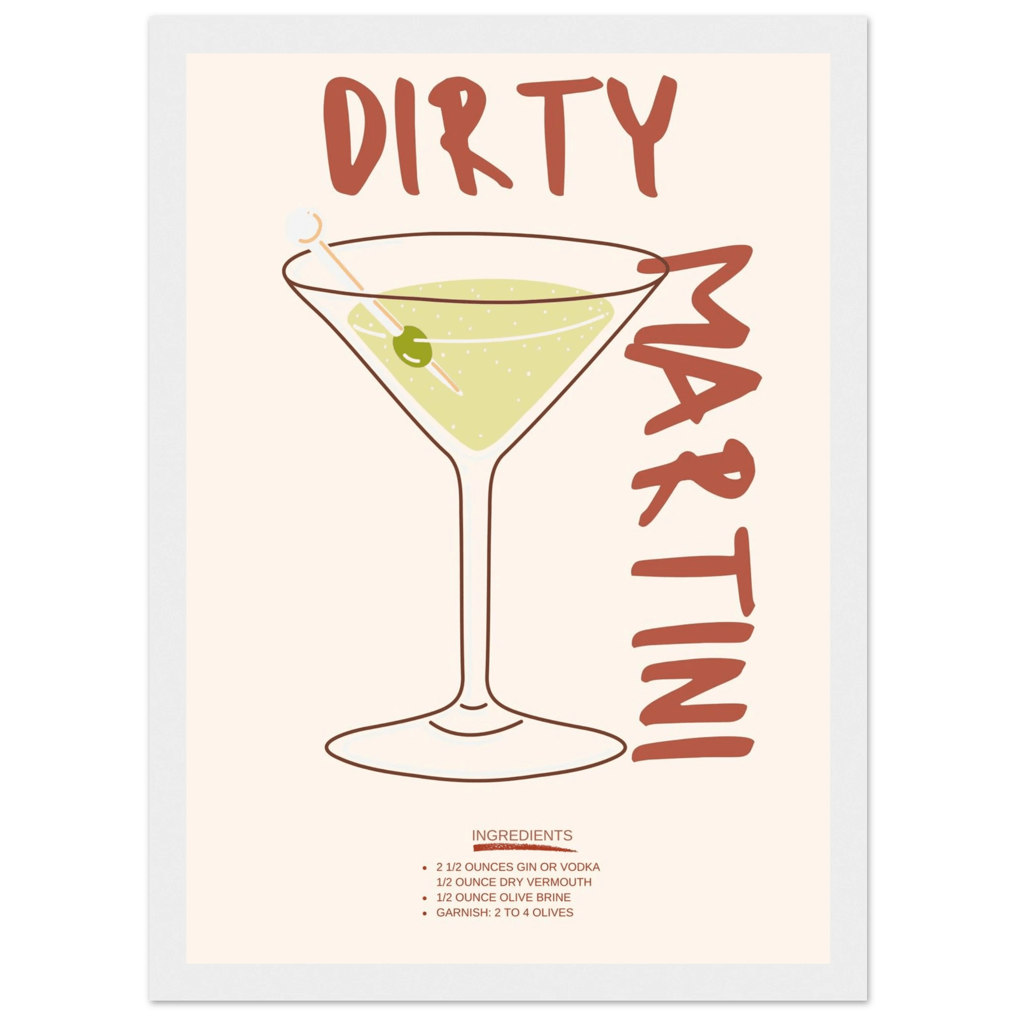 Dirty Martini - Poster - Arthena