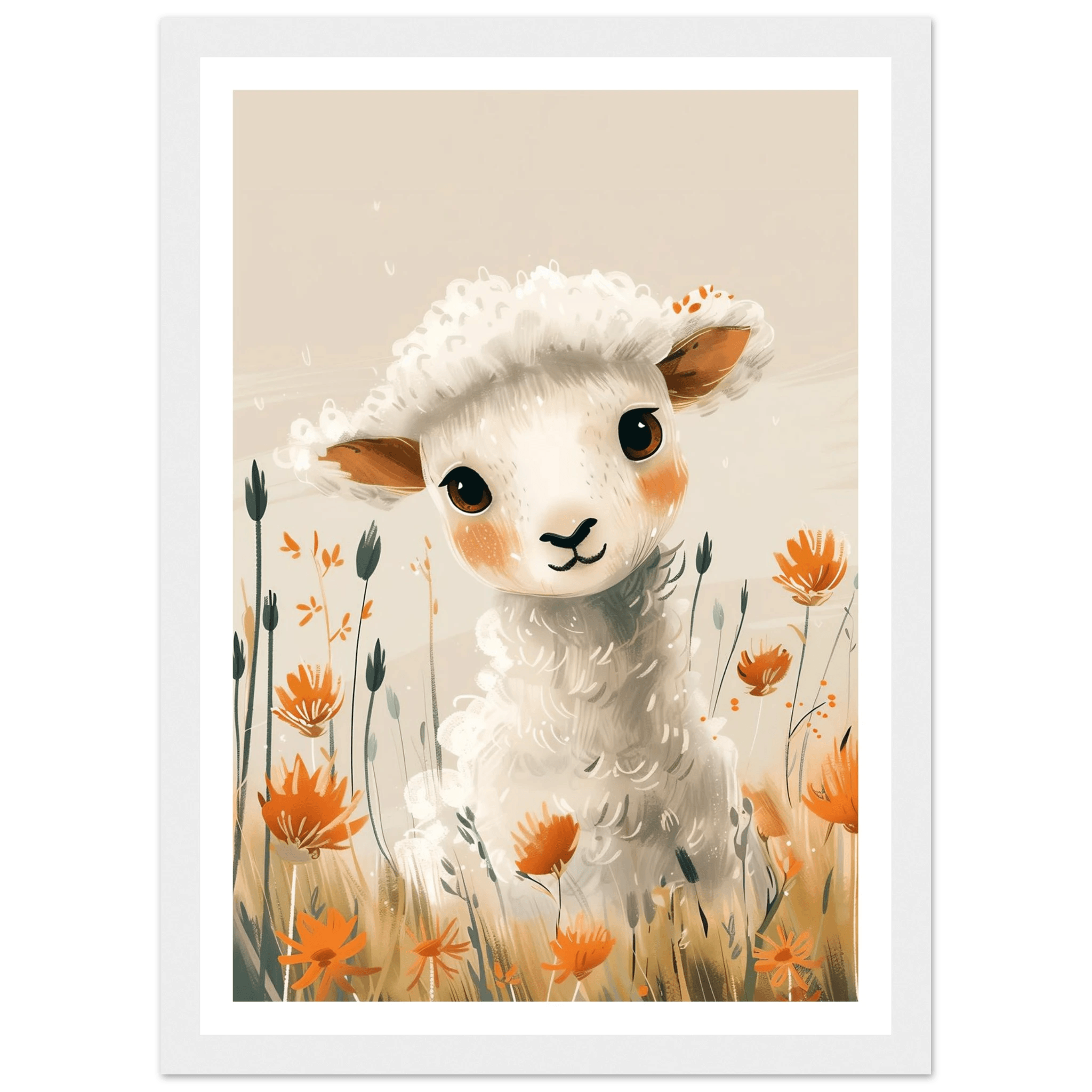 Baby Lamb - Poster - Arthena