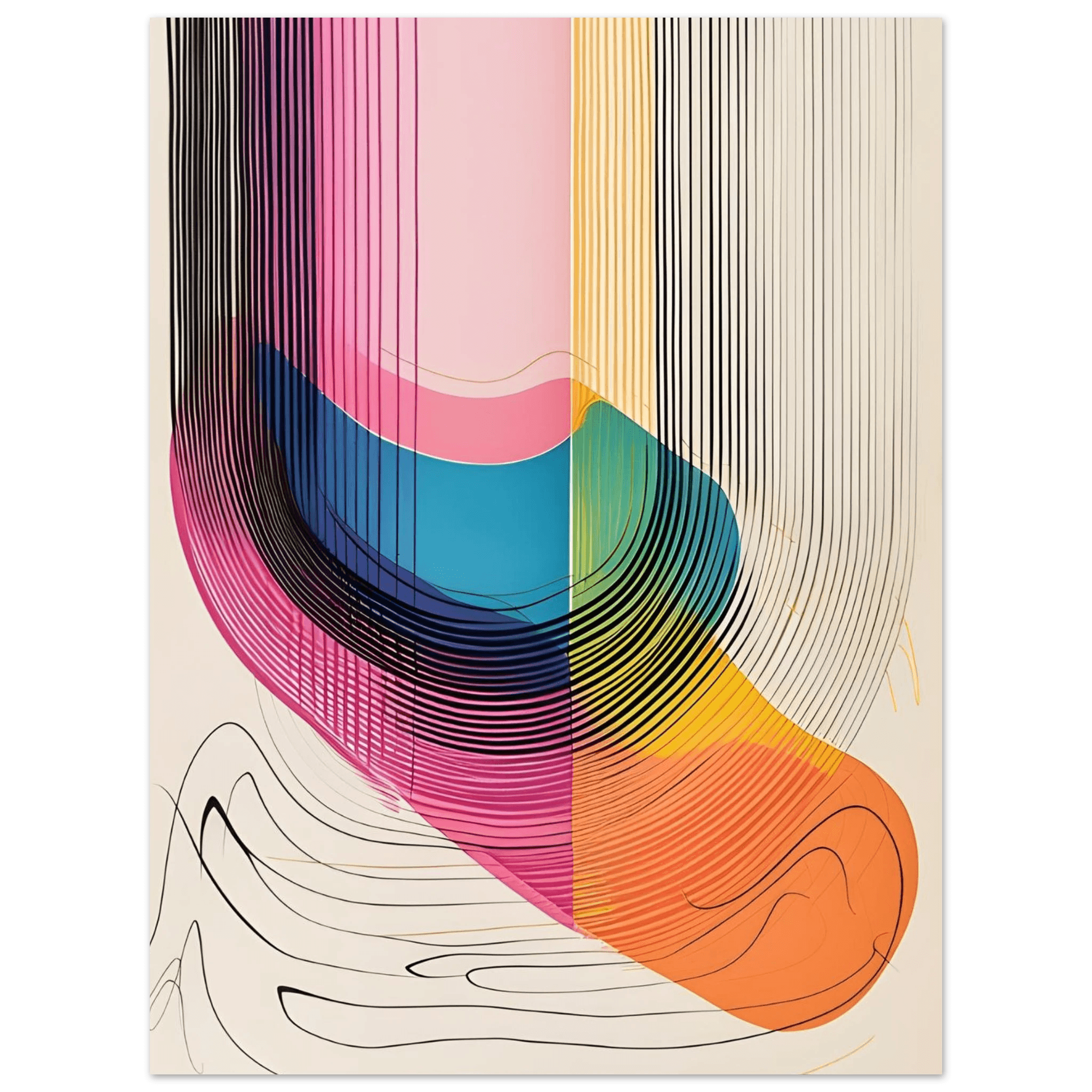 Vibrations of Color - Poster - Arthena