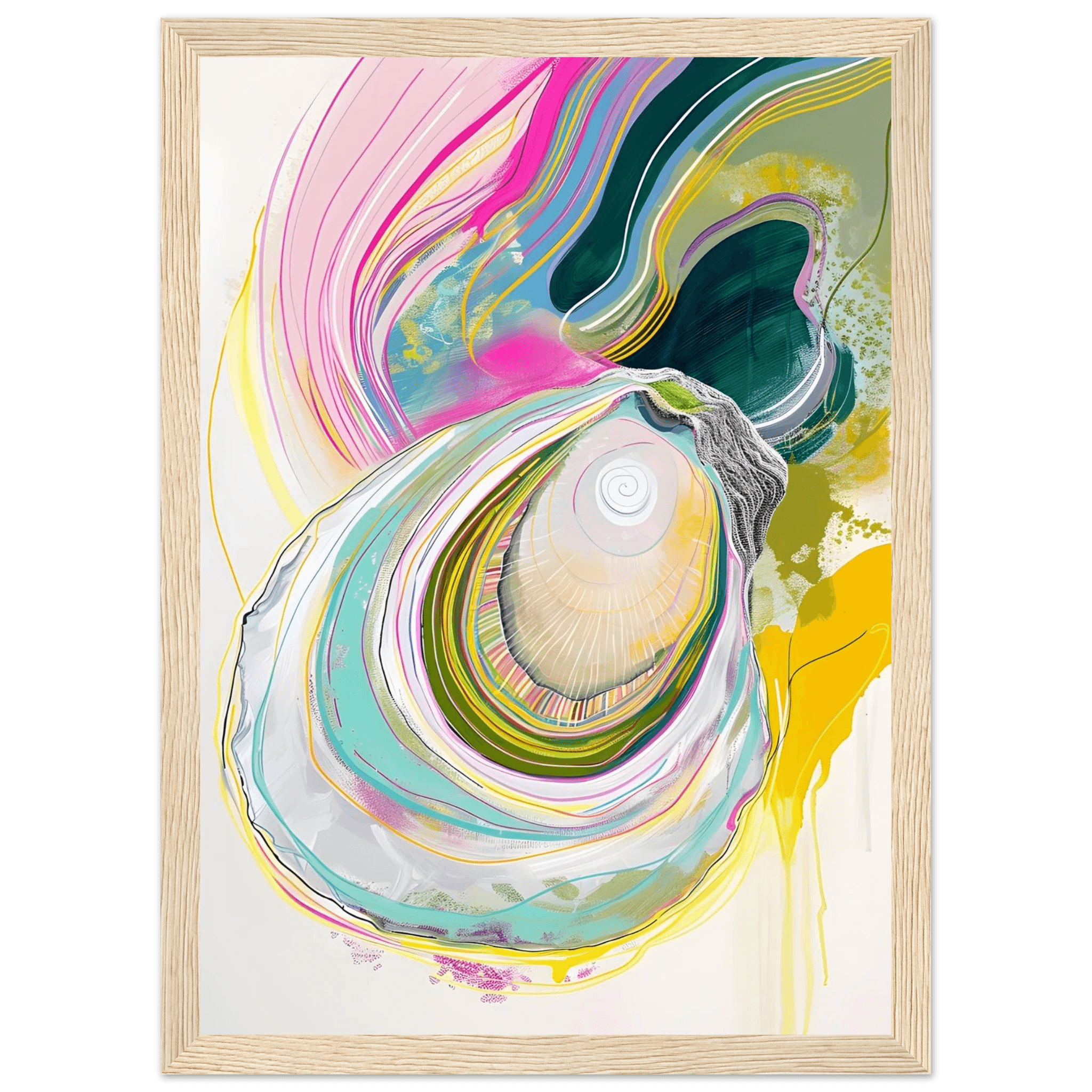 Colorful Oyster - Poster - Arthena