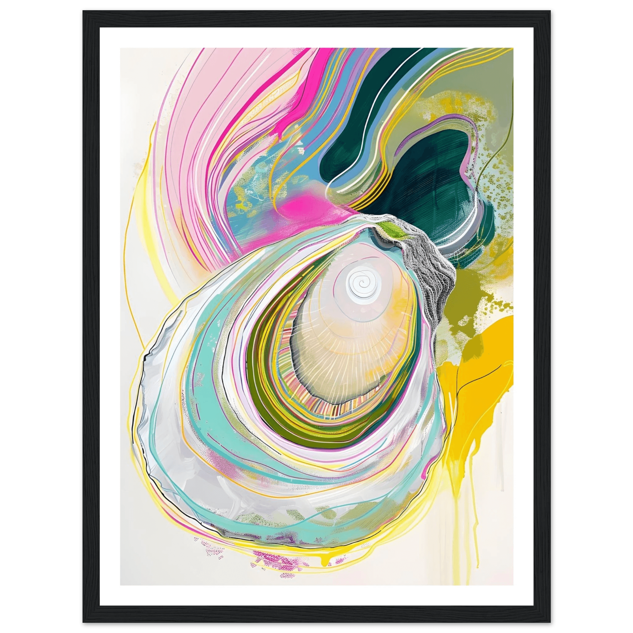 Colorful Oyster - Poster - Arthena