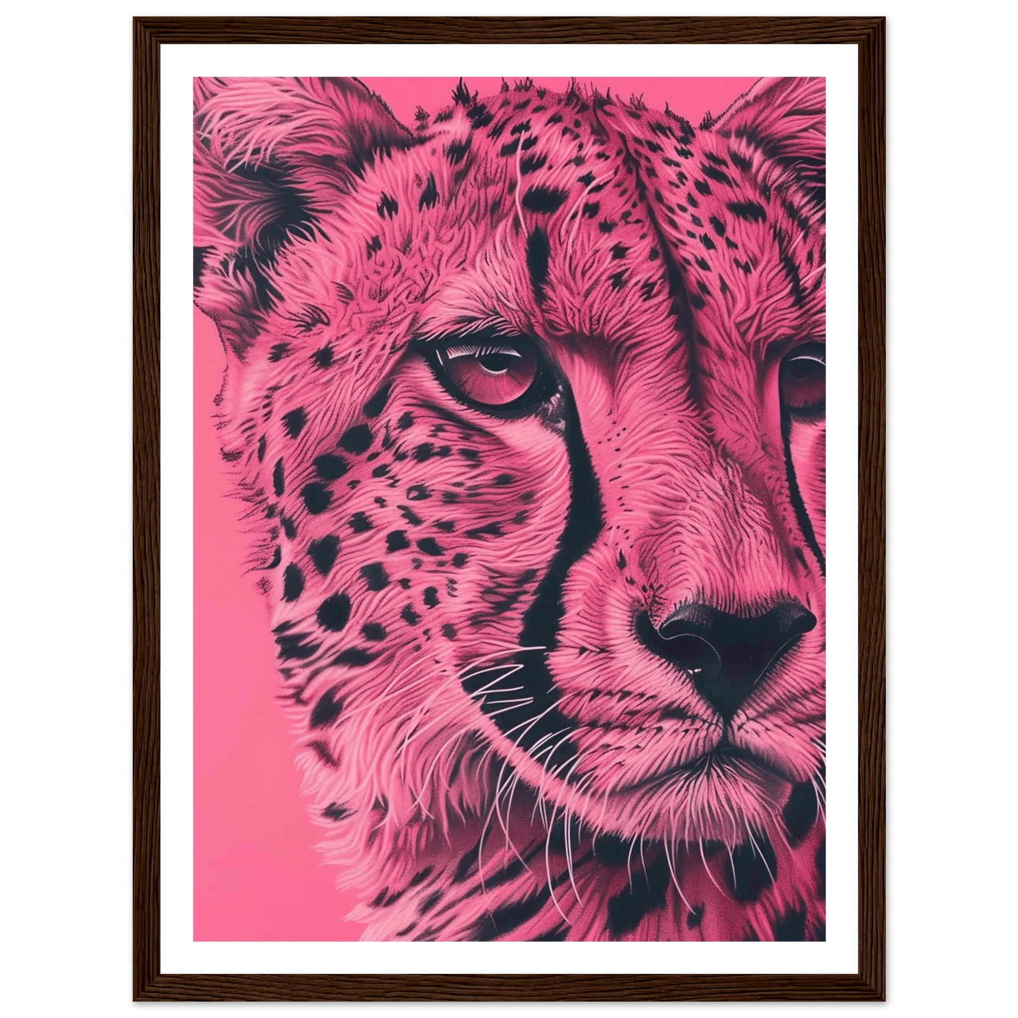 A Pink Cheetah - Poster - Arthena