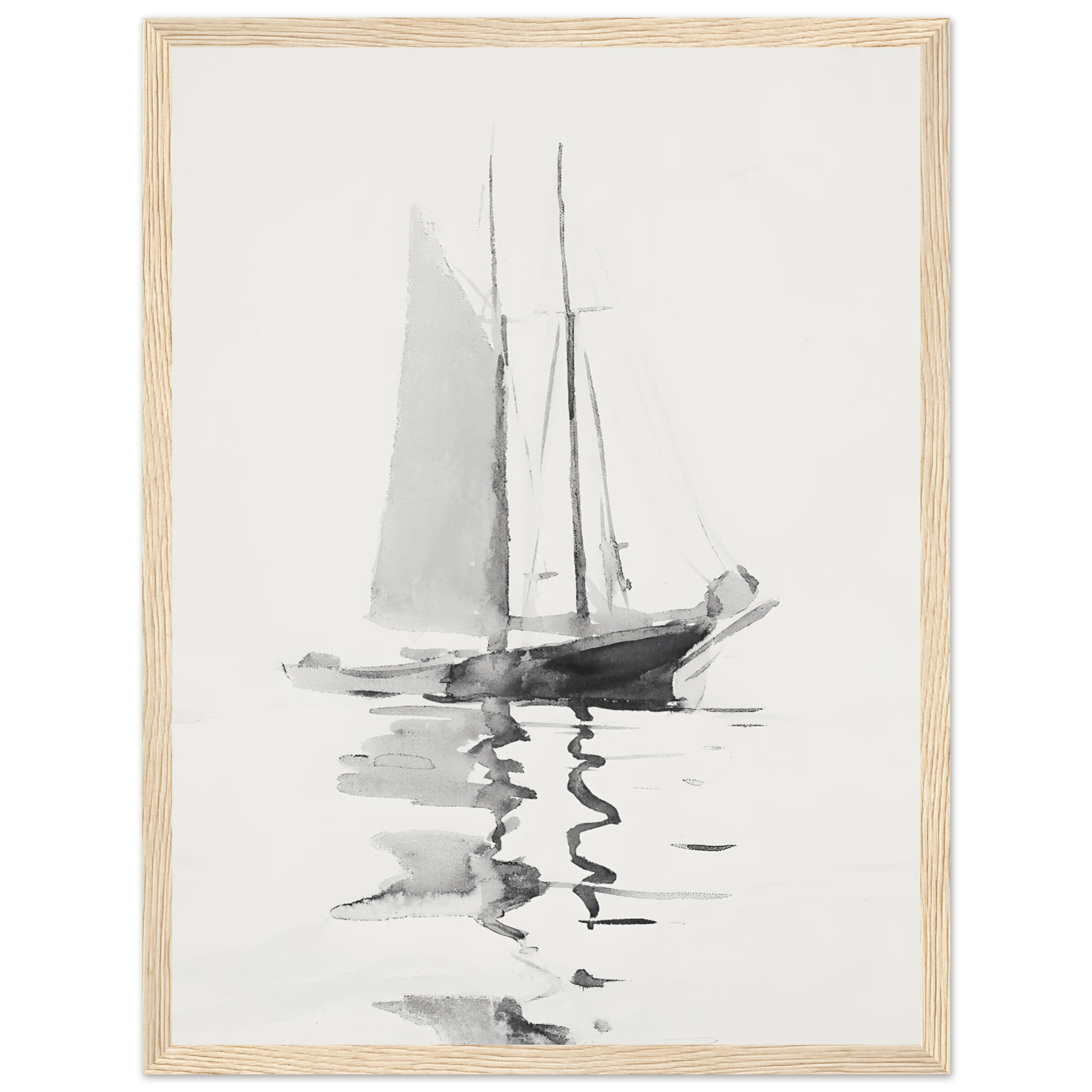 Abstract boat - Poster - Arthena
