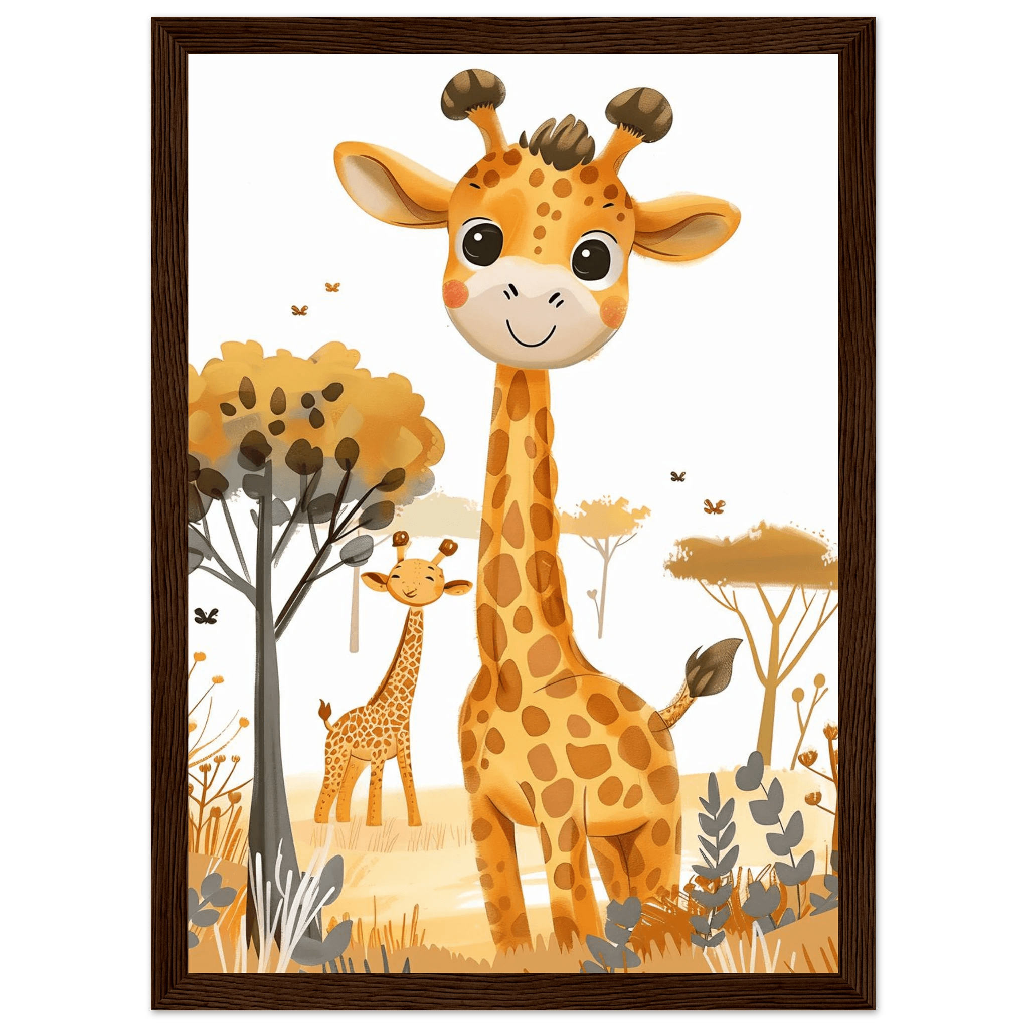 Friendly Giraffe - Poster - Arthena