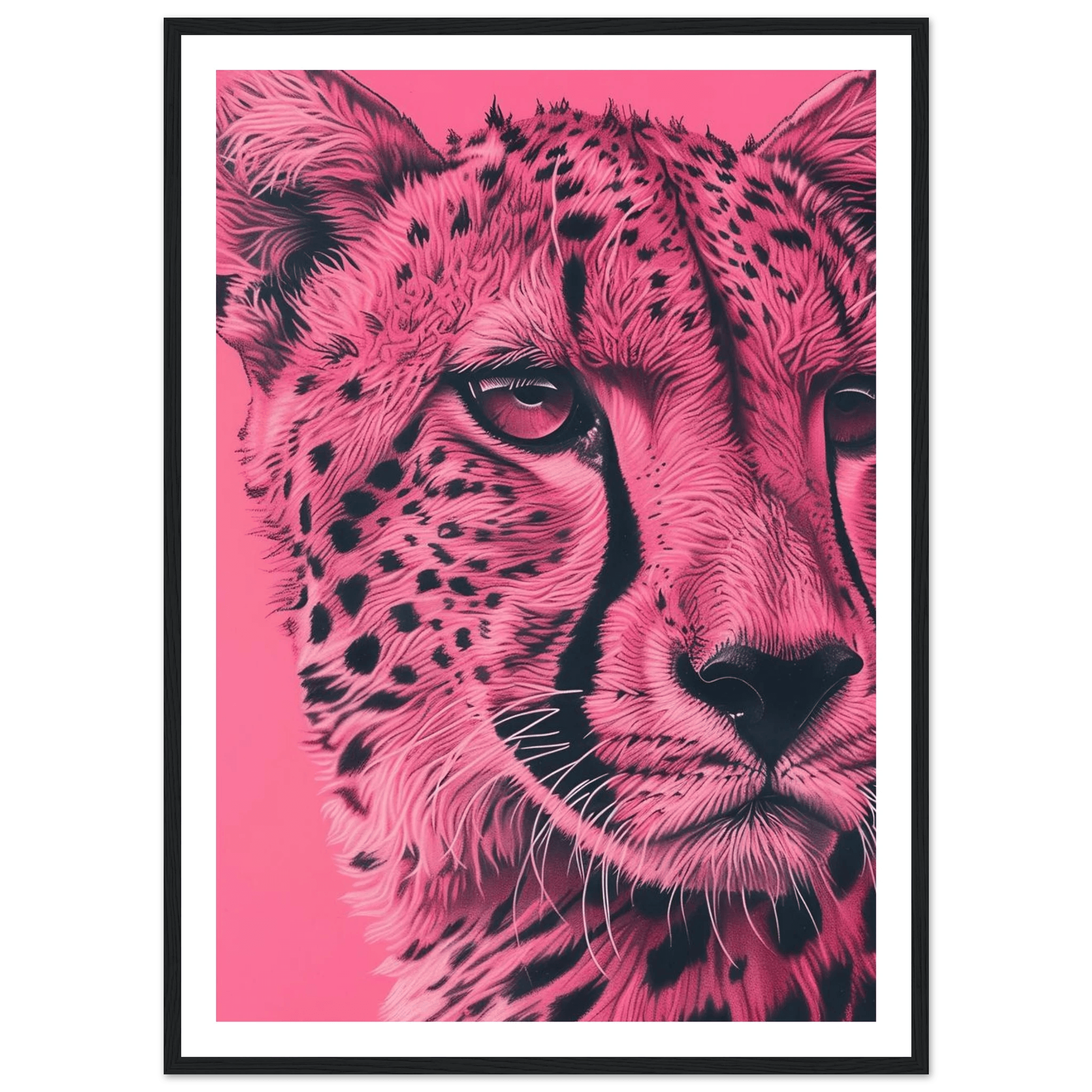 A Pink Cheetah - Poster - Arthena