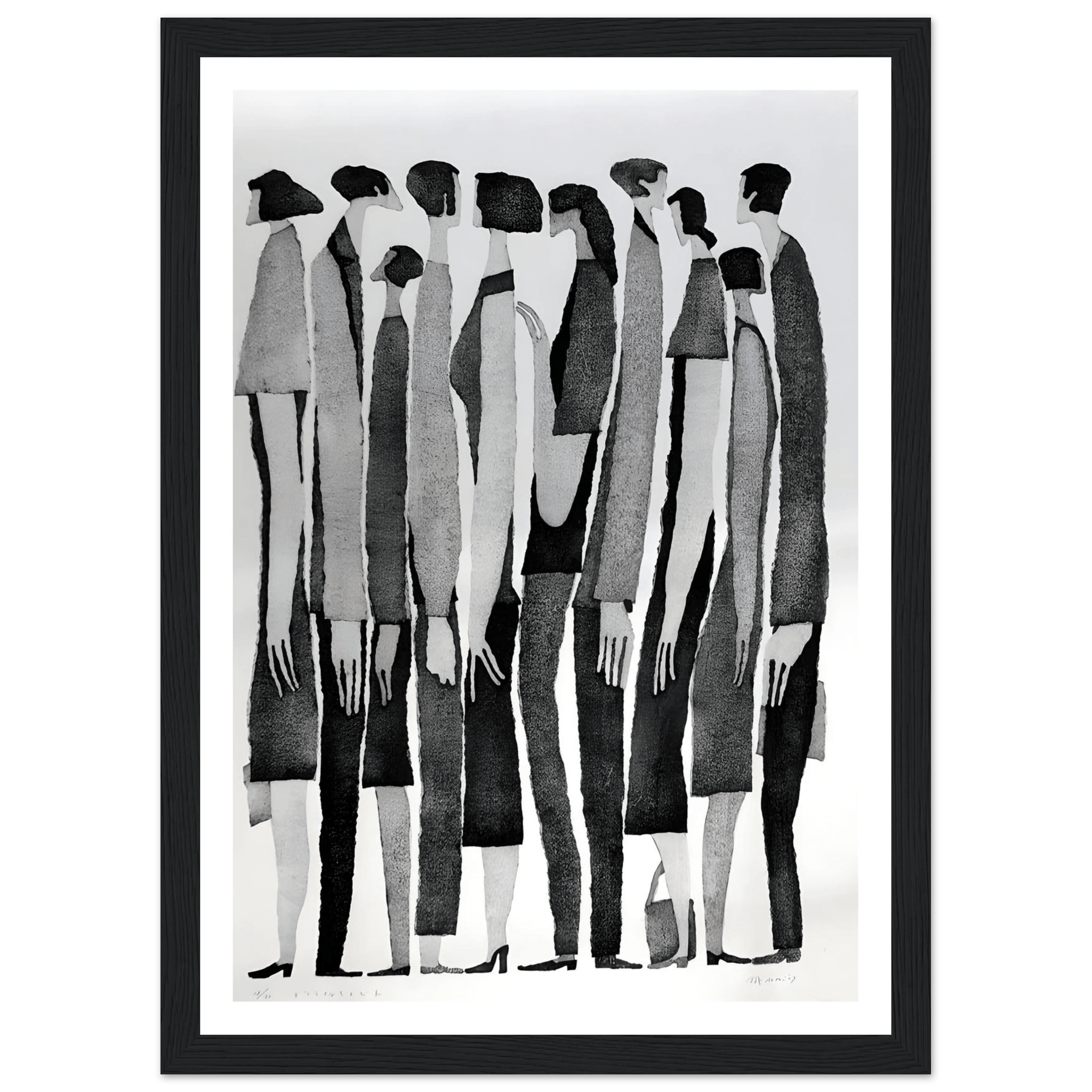 Silent Crowd - Poster - Arthena