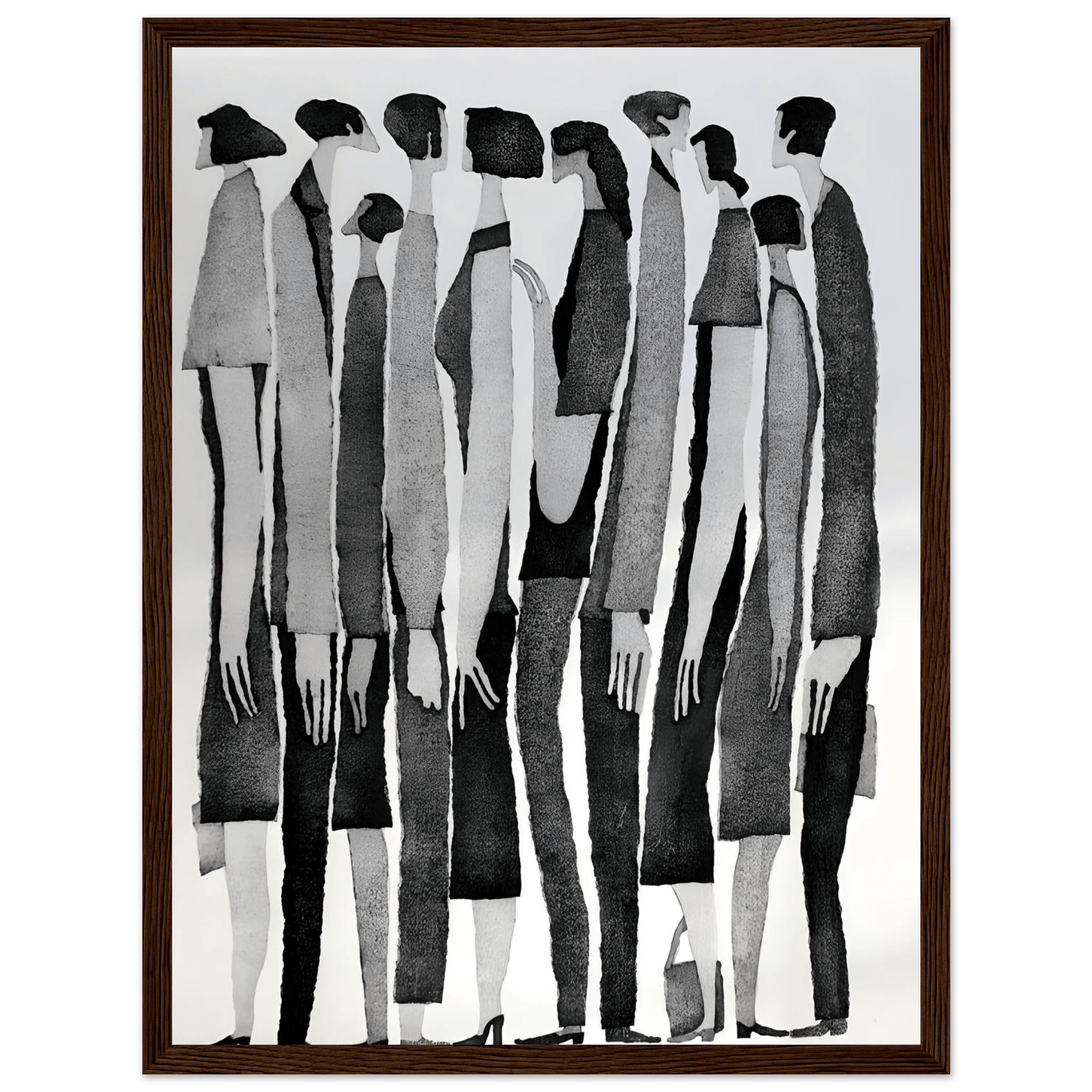 Silent Crowd - Poster - Arthena