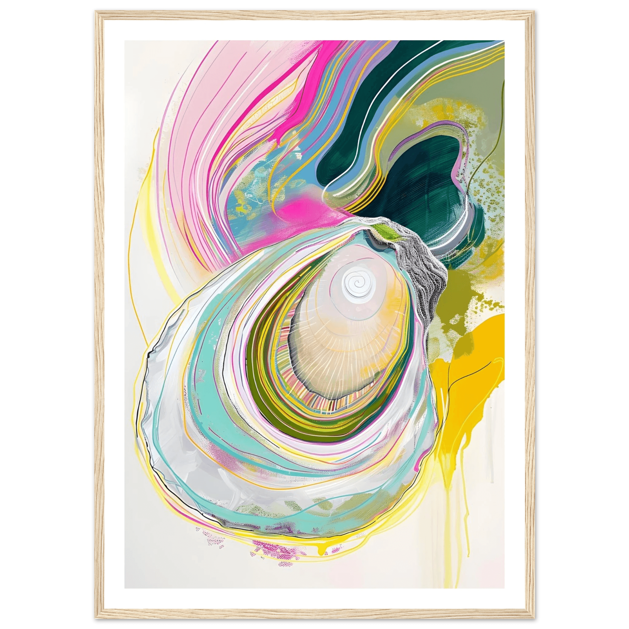 Colorful Oyster - Poster - Arthena