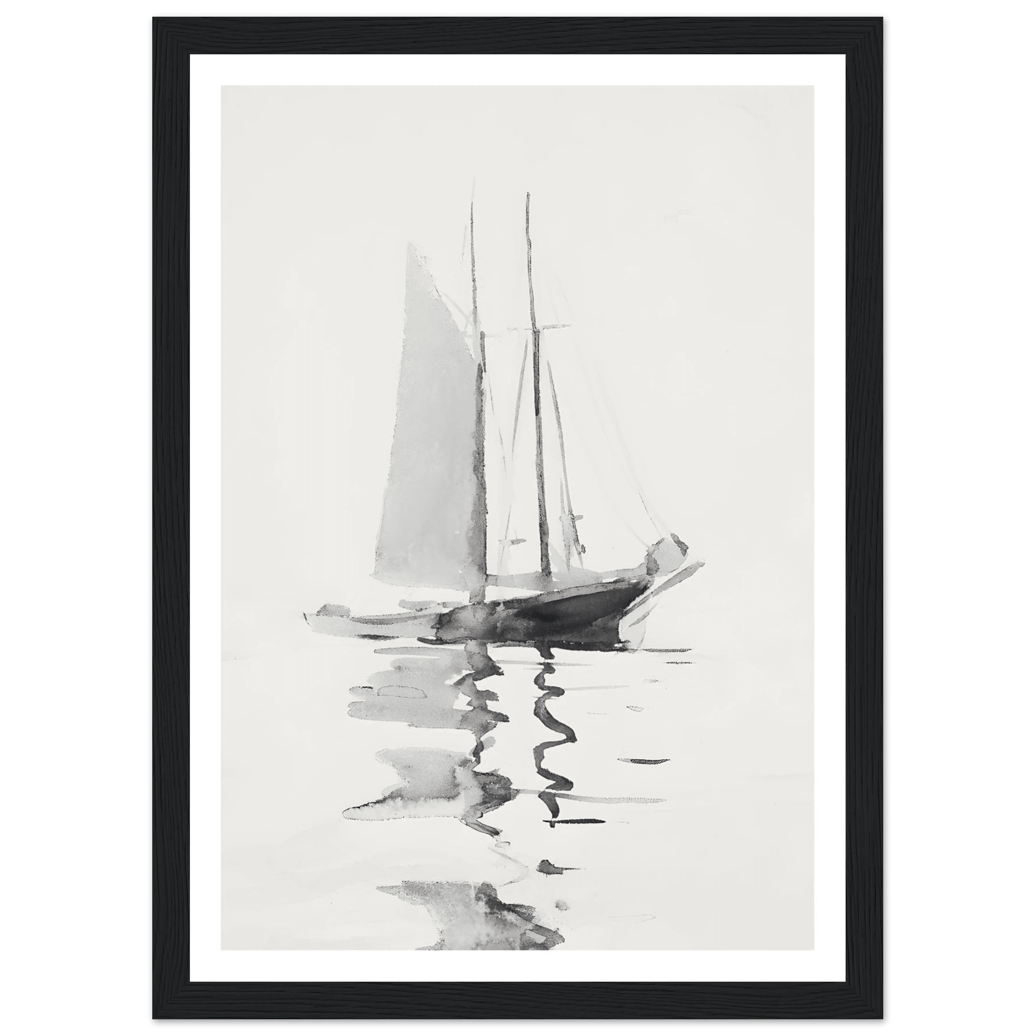 Abstract boat - Poster - Arthena