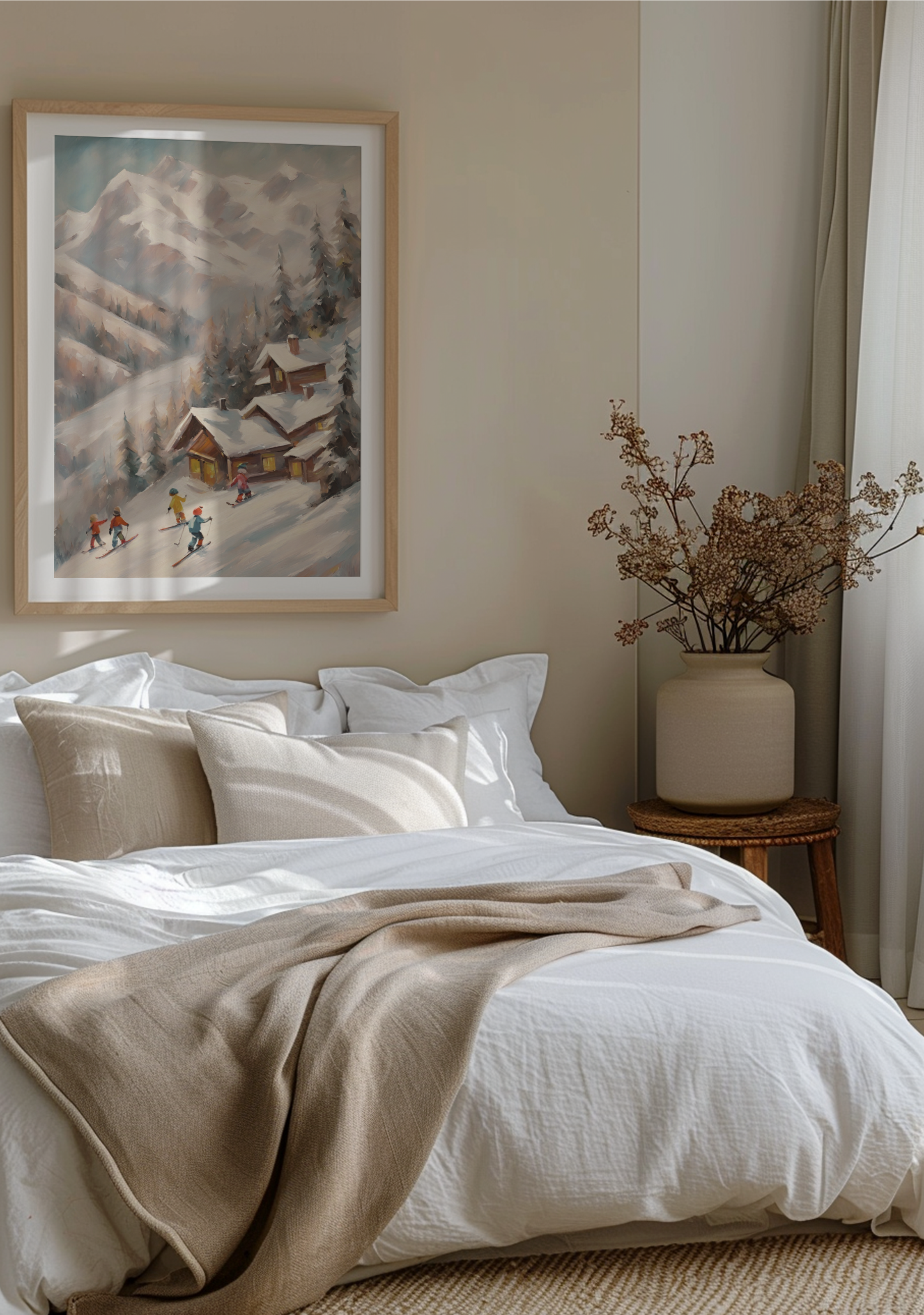 Fjällets Vita Morgon - Poster