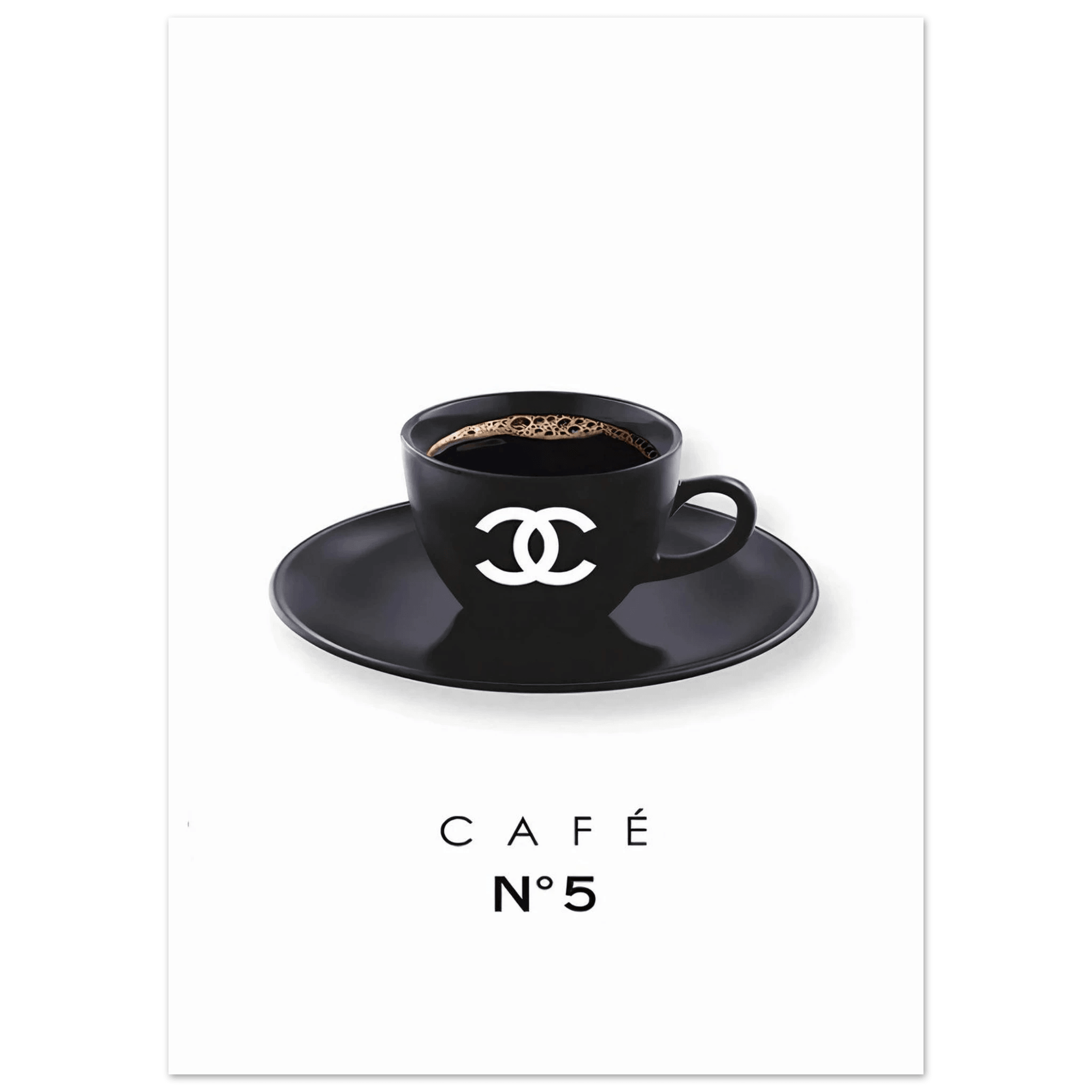 Coffee Chanel - Poster - Arthena