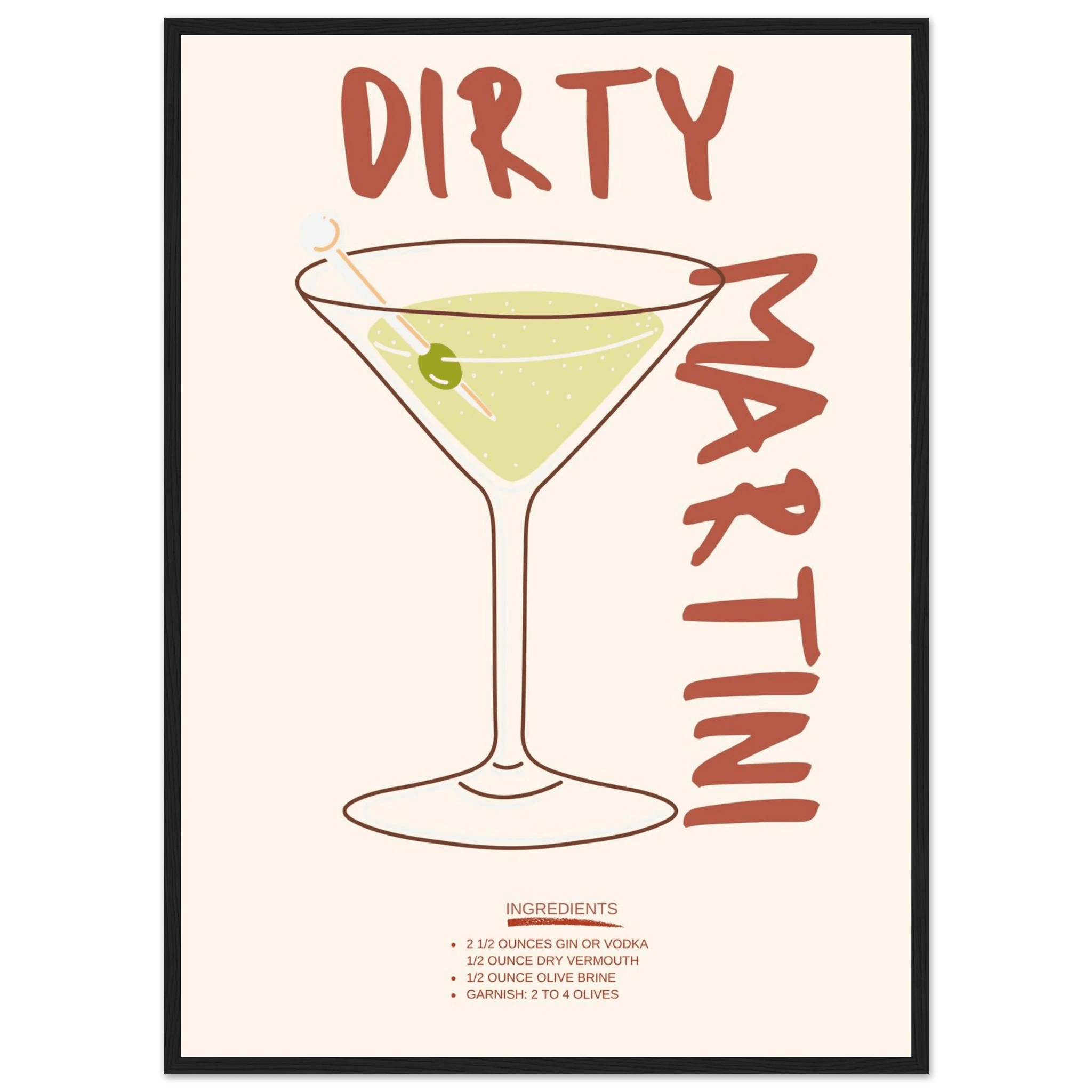 Dirty Martini - Poster - Arthena