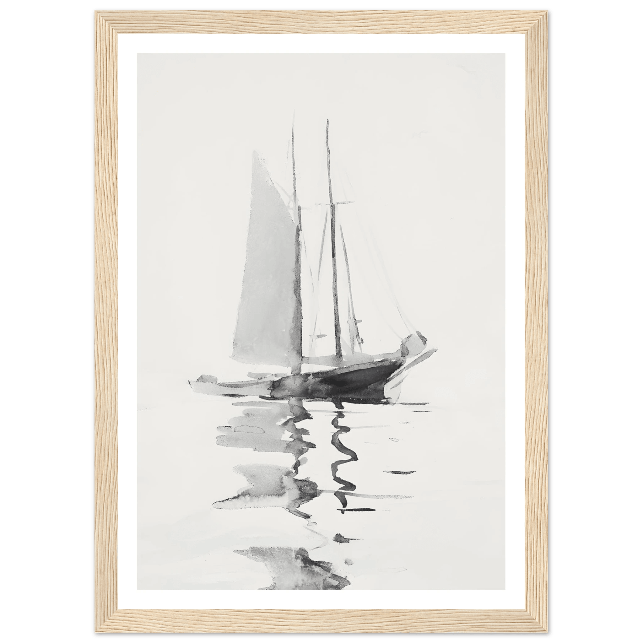 Abstract boat - Poster - Arthena