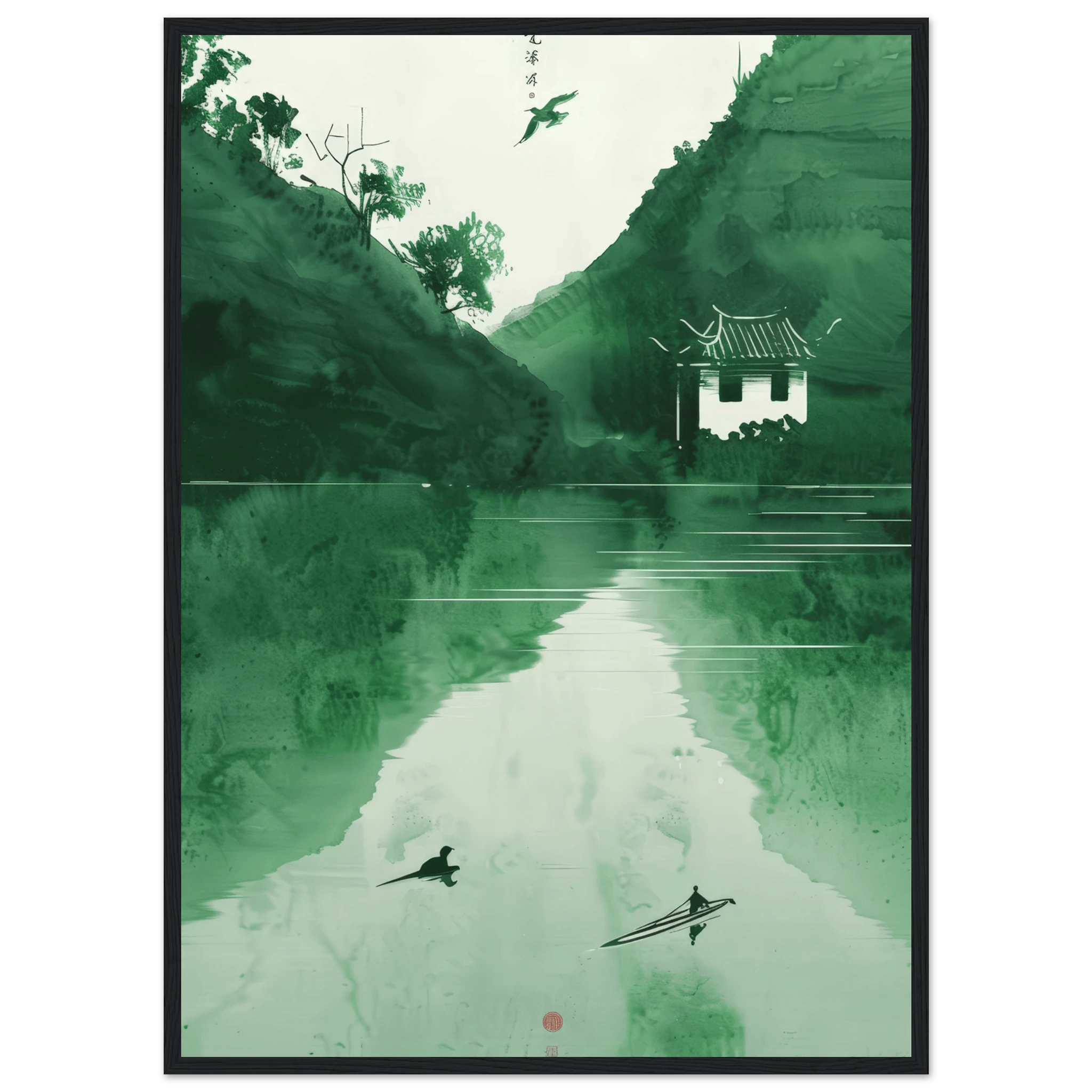 The green mirror - Poster - Arthena
