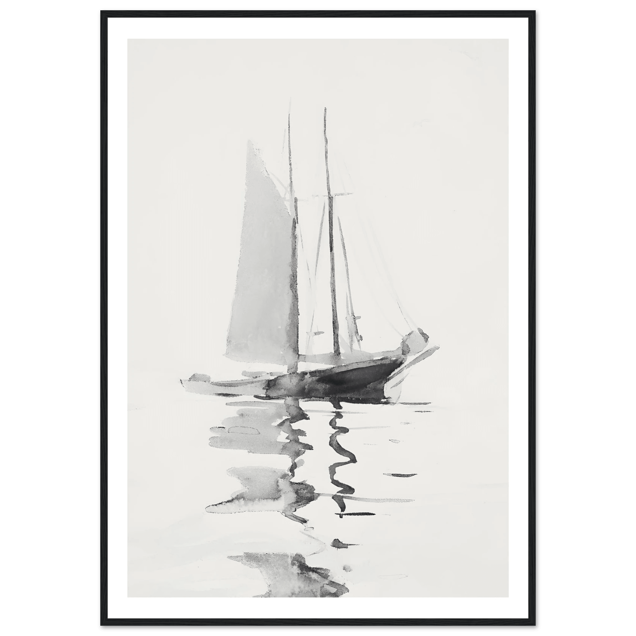 Abstract boat - Poster - Arthena
