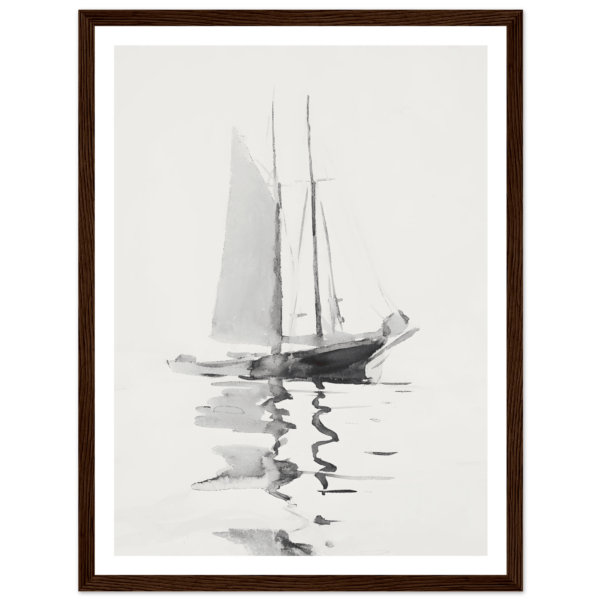 Abstract boat - Poster - Arthena