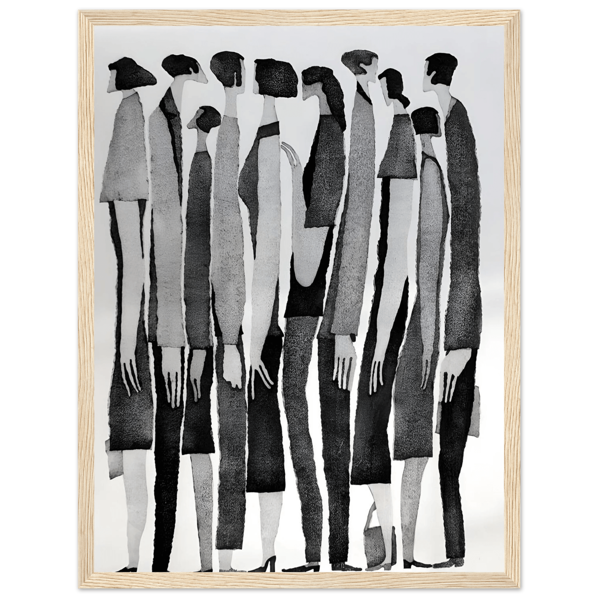 Silent Crowd - Poster - Arthena