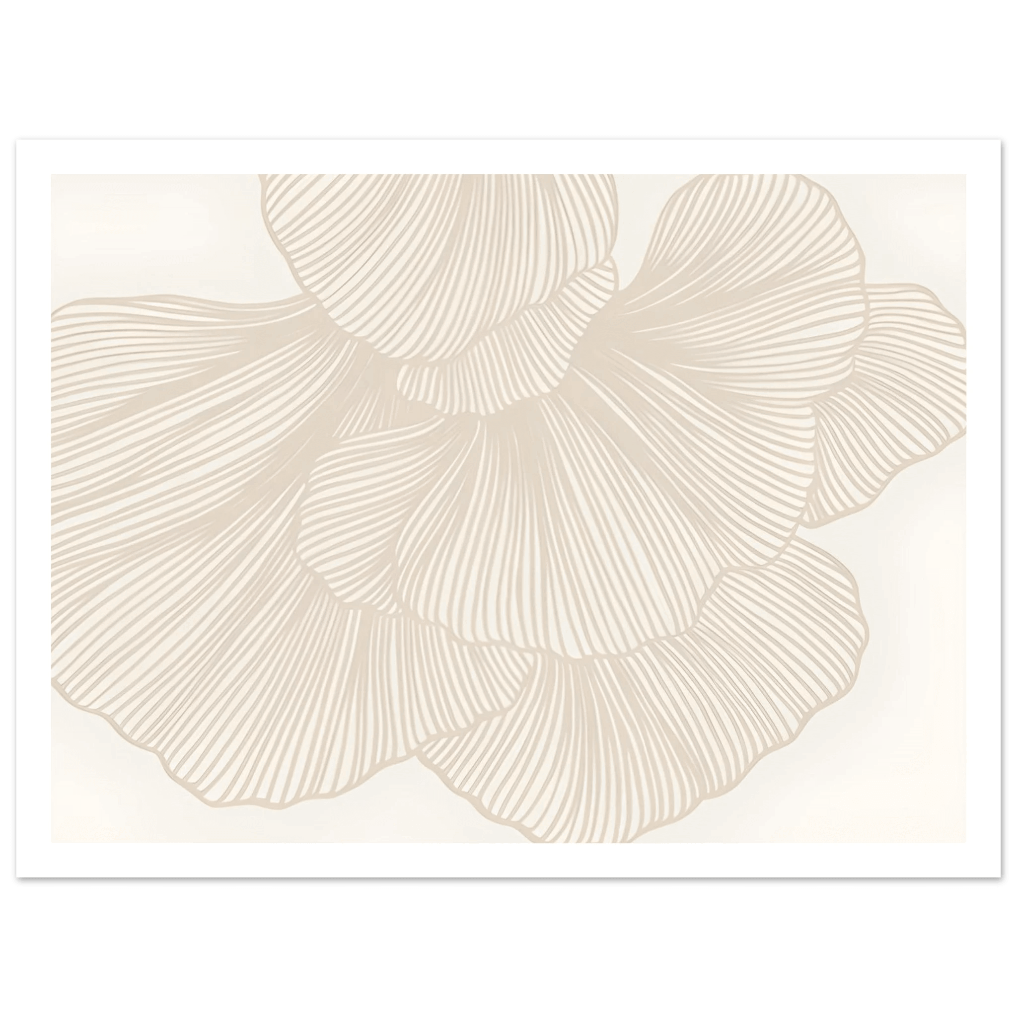 Flower Lines - Poster - Arthena