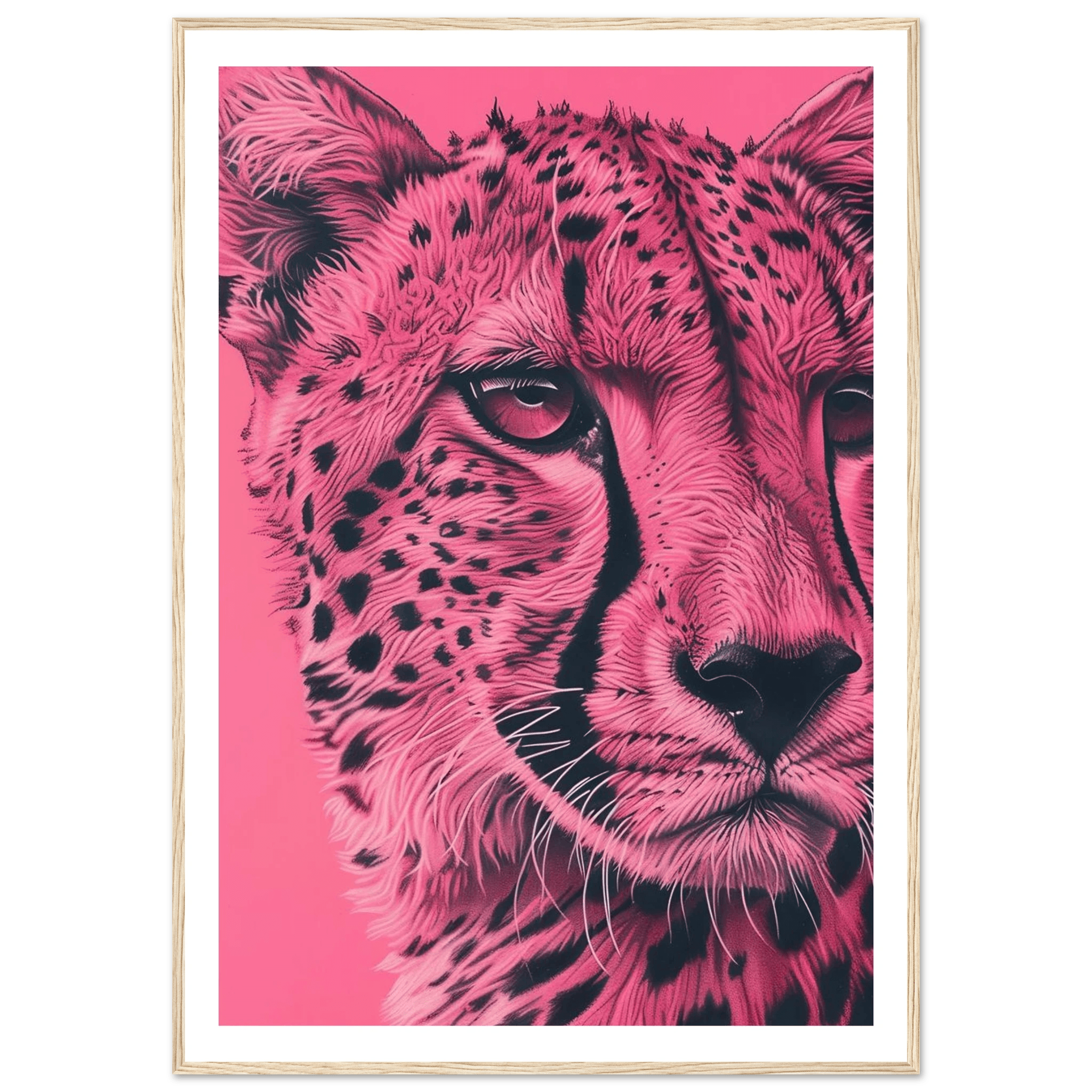 A Pink Cheetah - Poster - Arthena
