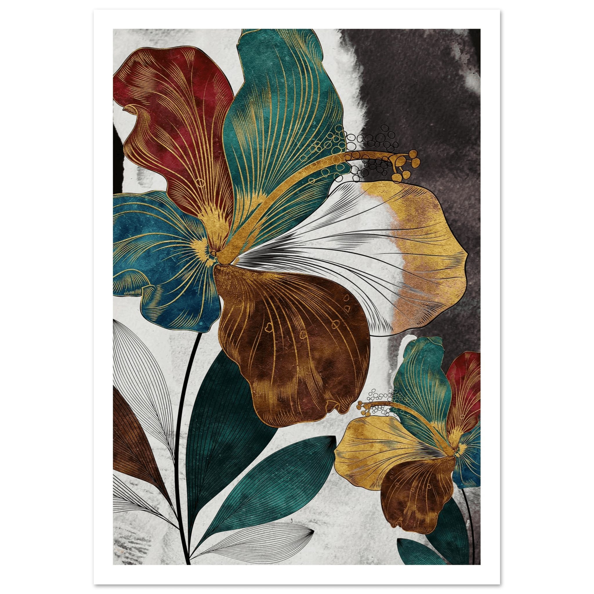 Golden Bloom Symphony - Poster - Arthena