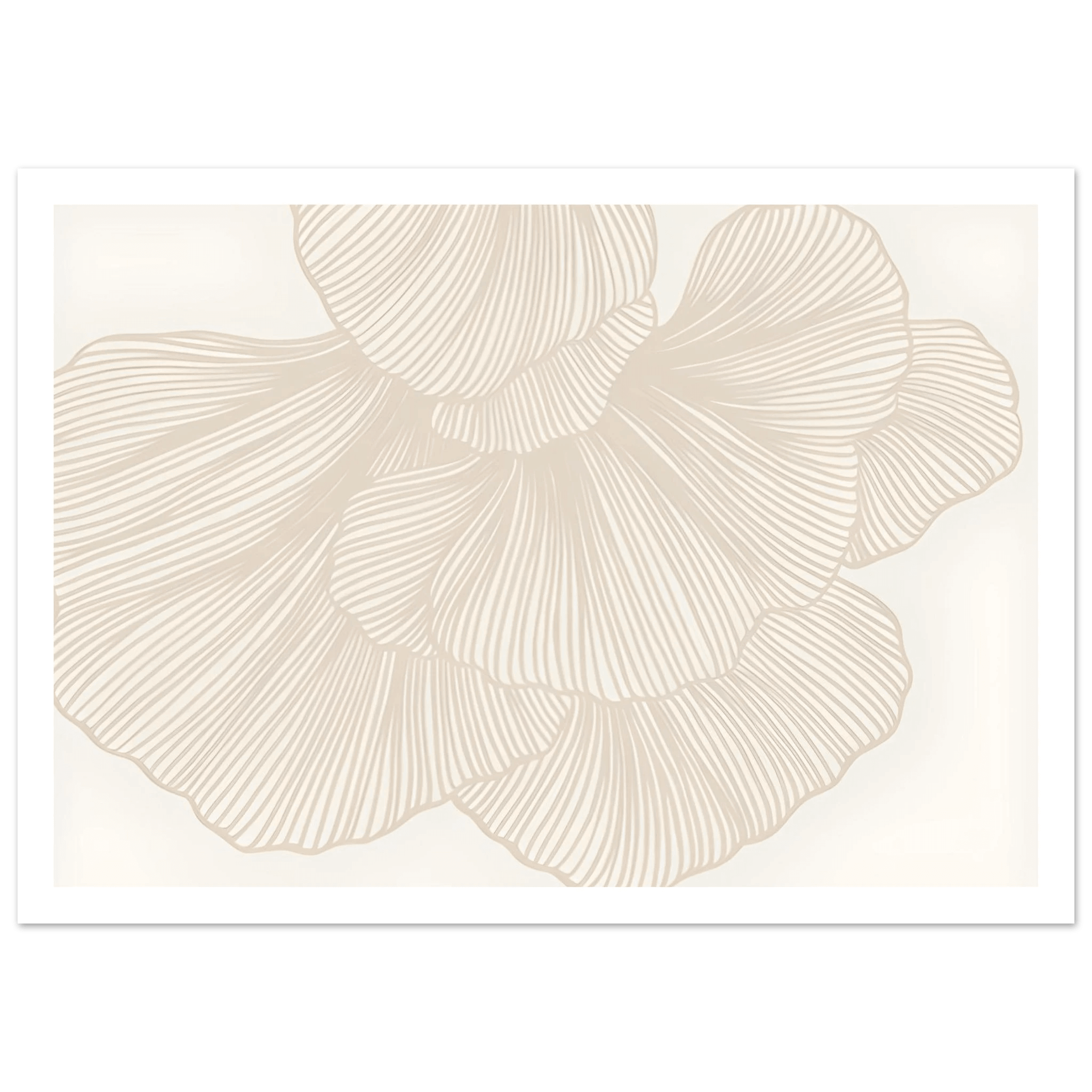 Flower Lines - Poster - Arthena