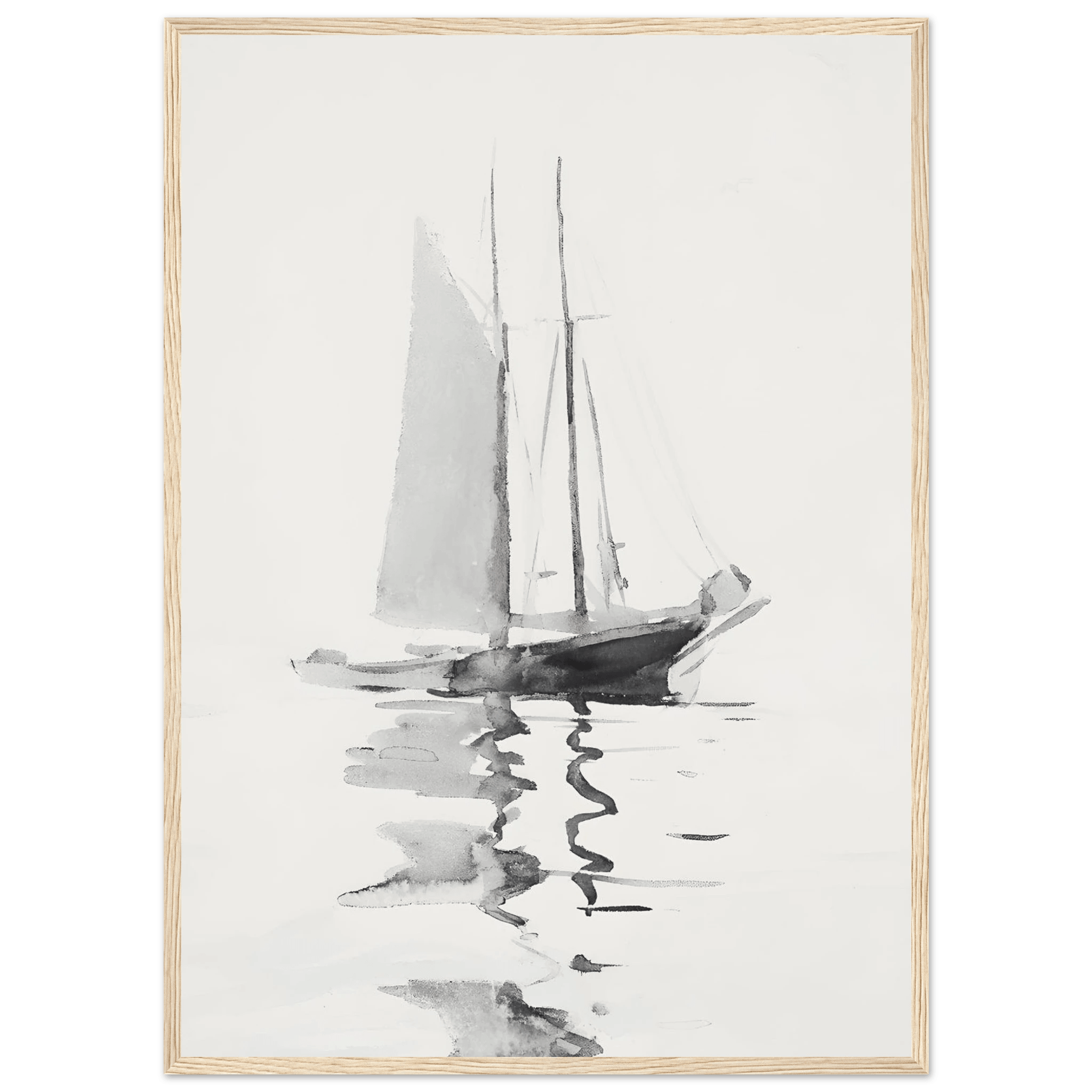 Abstract boat - Poster - Arthena