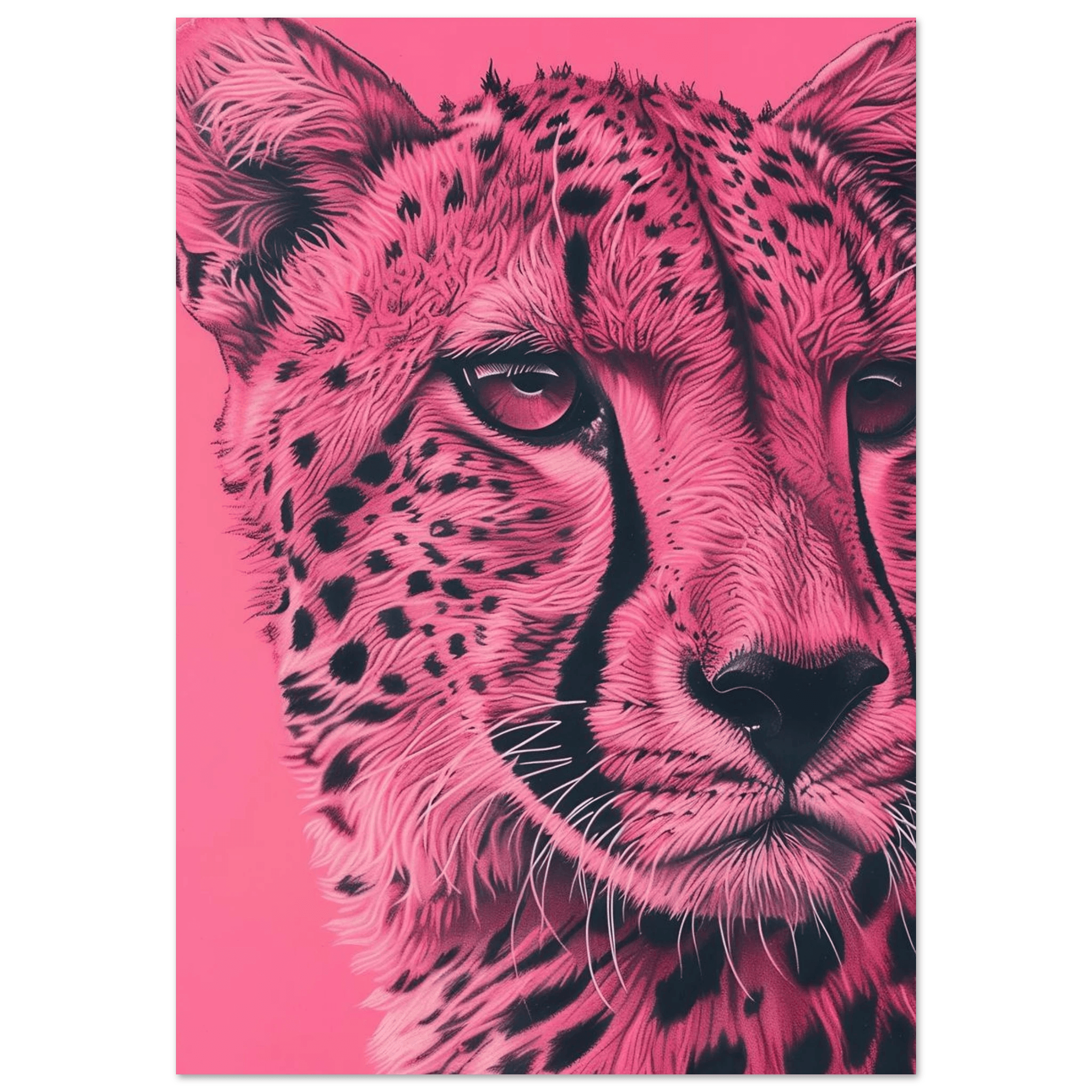 A Pink Cheetah - Poster - Arthena