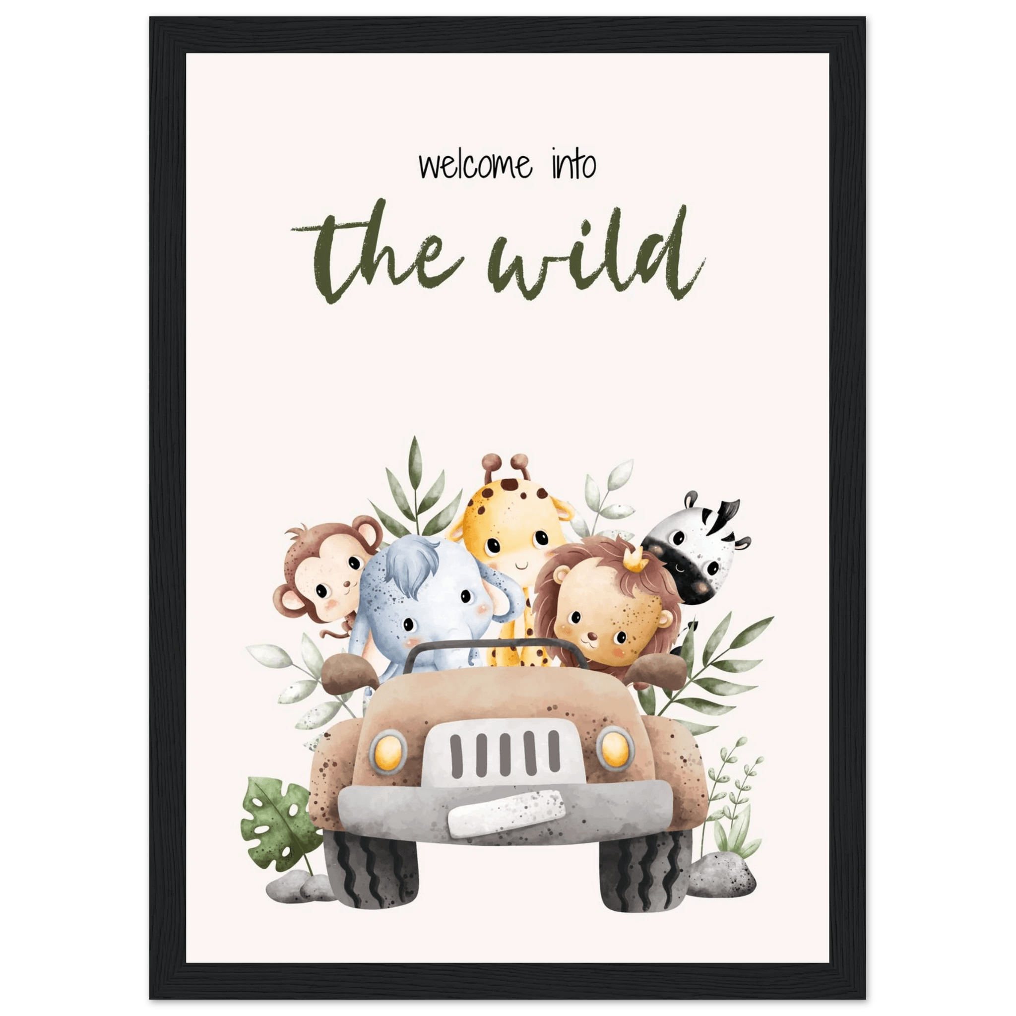 Welcome into the wild - Poster - Arthena